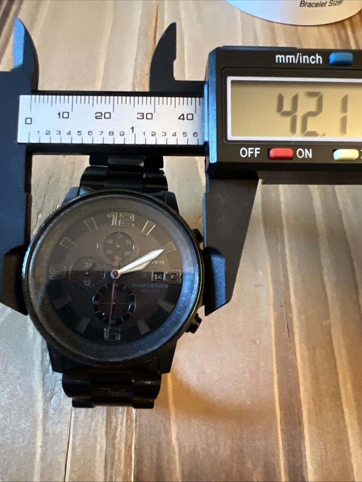 Citizen Citizen Nighthawk Ecodrive Black B612-S078245 Solar Size ONE SIZE - 3 Thumbnail