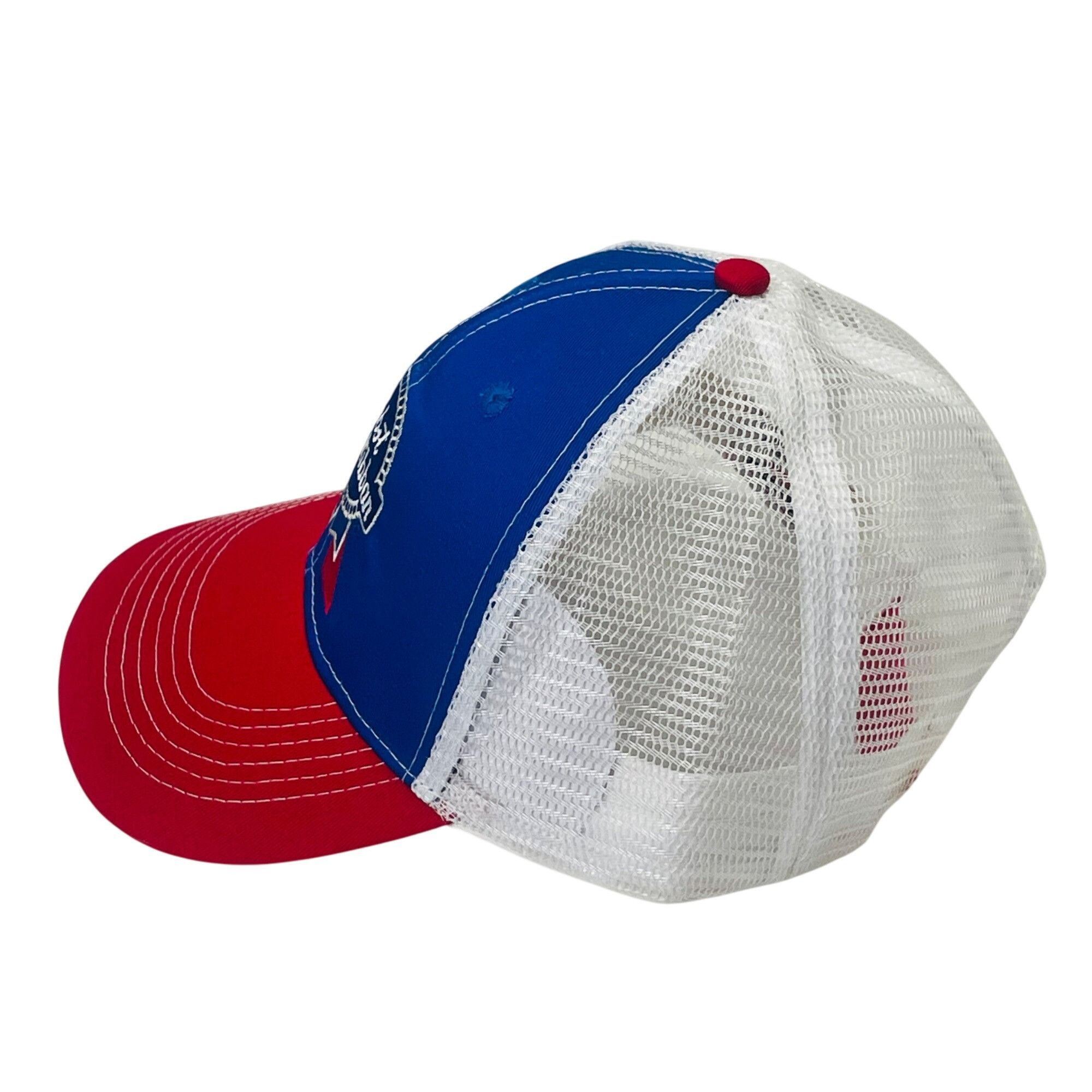 Pabst Blue Ribbon Pabst Blue Ribbon Mesh Trucker Hat Red White & Blue Adjustab Size ONE SIZE - 5 Thumbnail