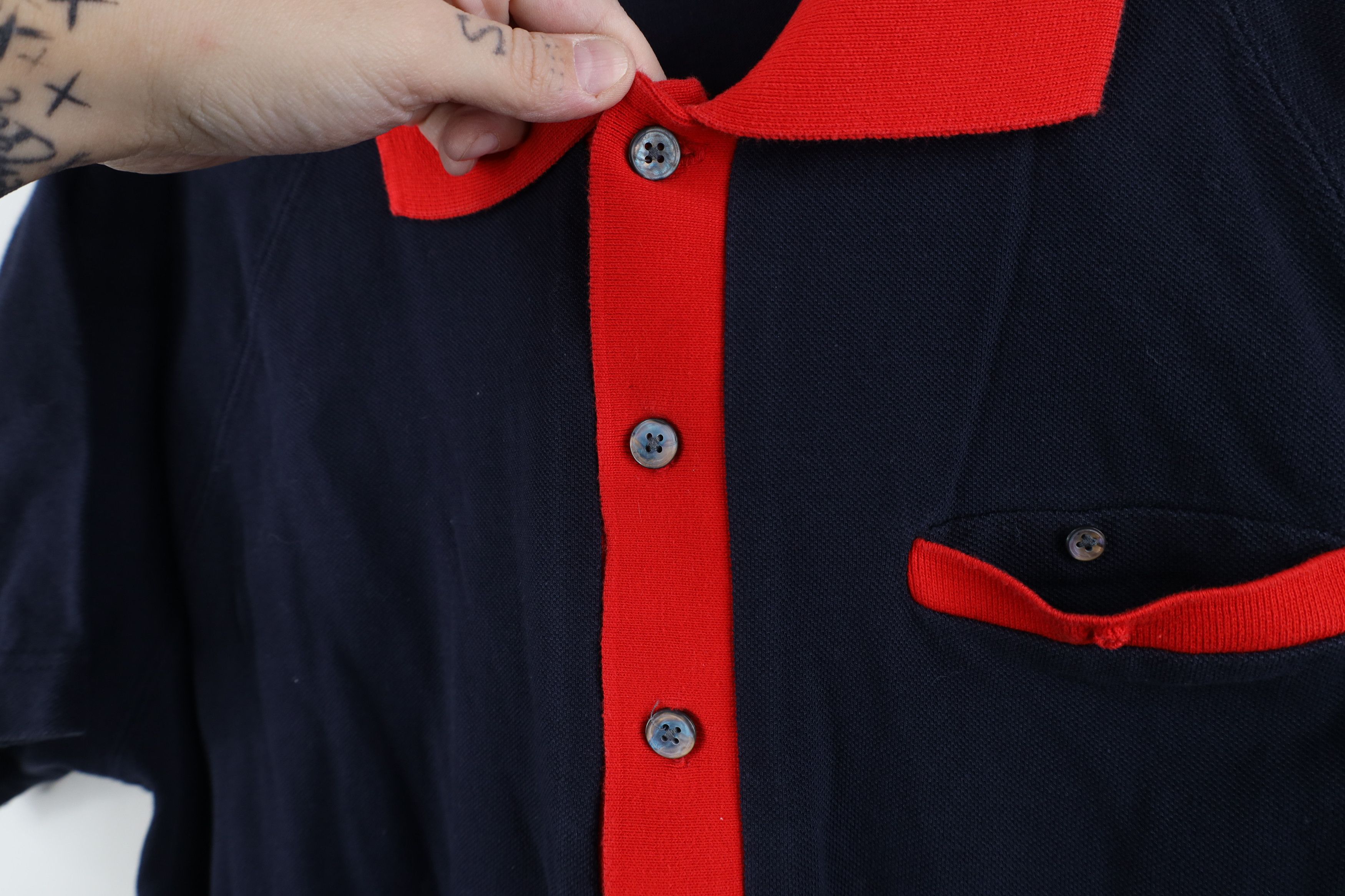 Levi's Vintage 90s Levis SilverTab Spell Out Collared Polo Shirt Size L / US 10 / IT 46 - 6 Thumbnail