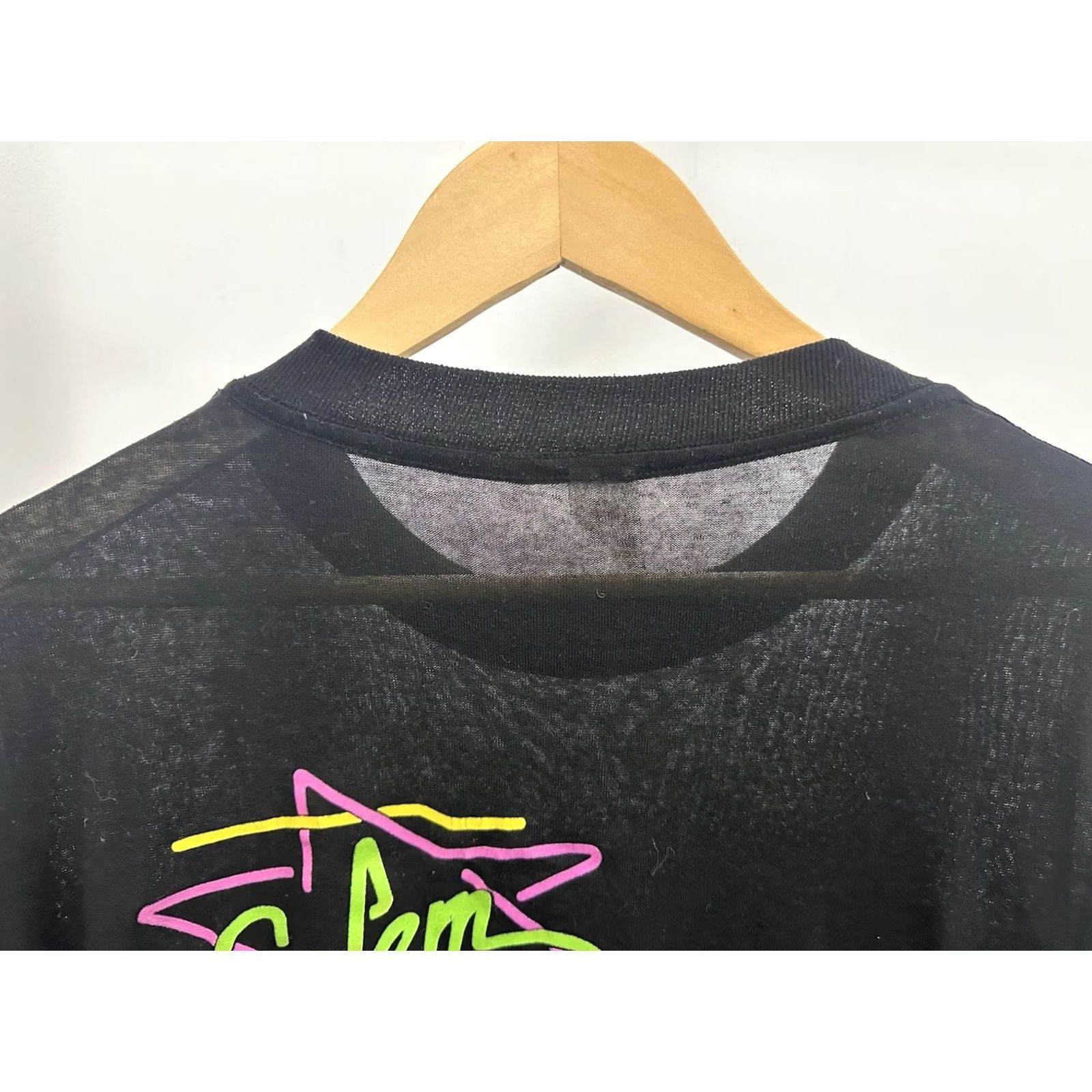 Vintage VTG 90s Salem Fresh Cigarette Super Paper Thin Burnout Worn T-Shirt Size XL Mens Black Shirt Size US XL / EU 56 / 4 - 5 Thumbnail