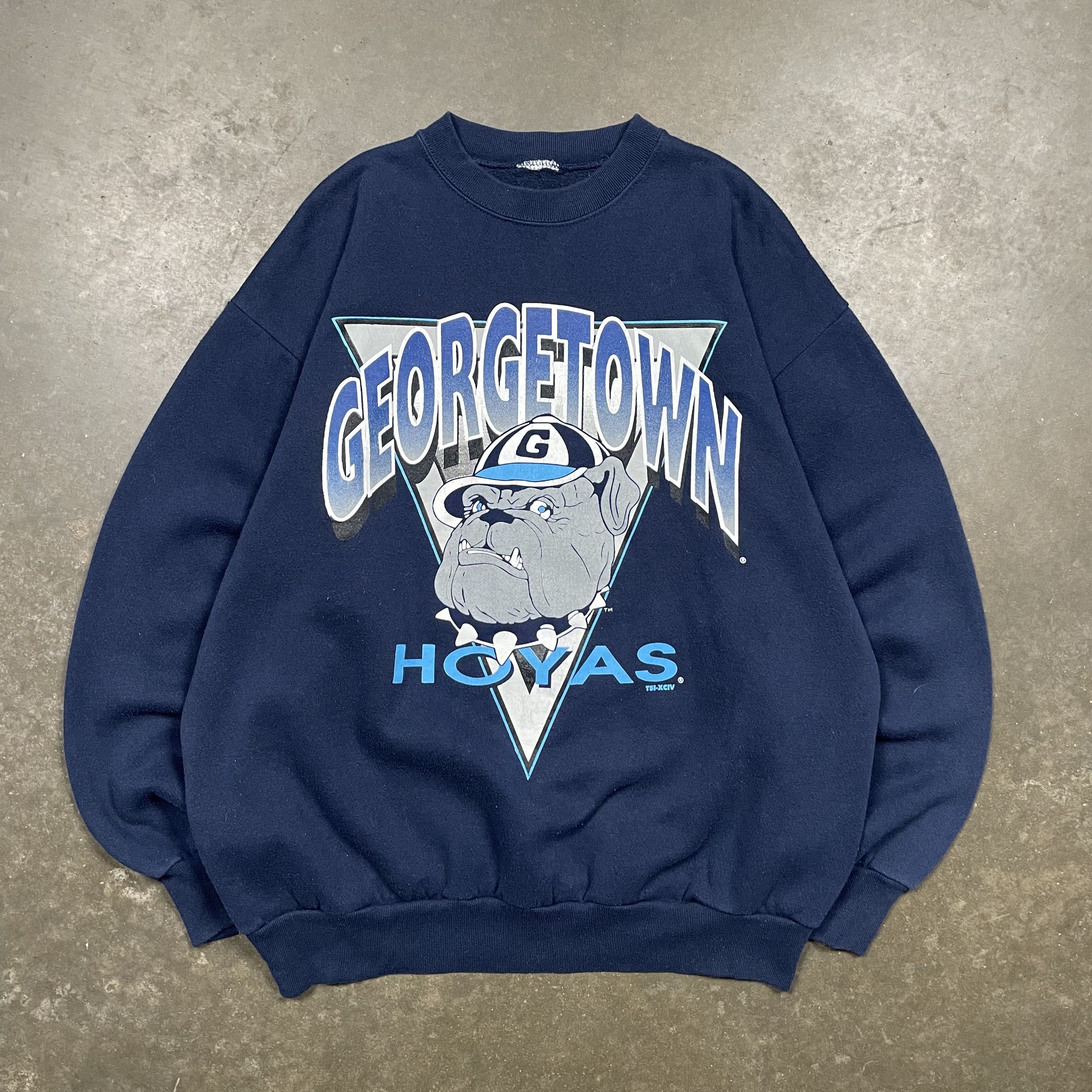 Vintage Vintage Georgetown Hoyas Crewneck 80s University Bulldog Size US XL / EU 56 / 4 - 1 Thumbnail