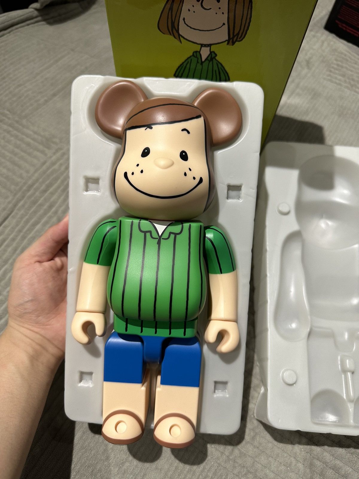 Japanese Brand Bearbrick Peanuts Peppermint Patty 400% | Grailed