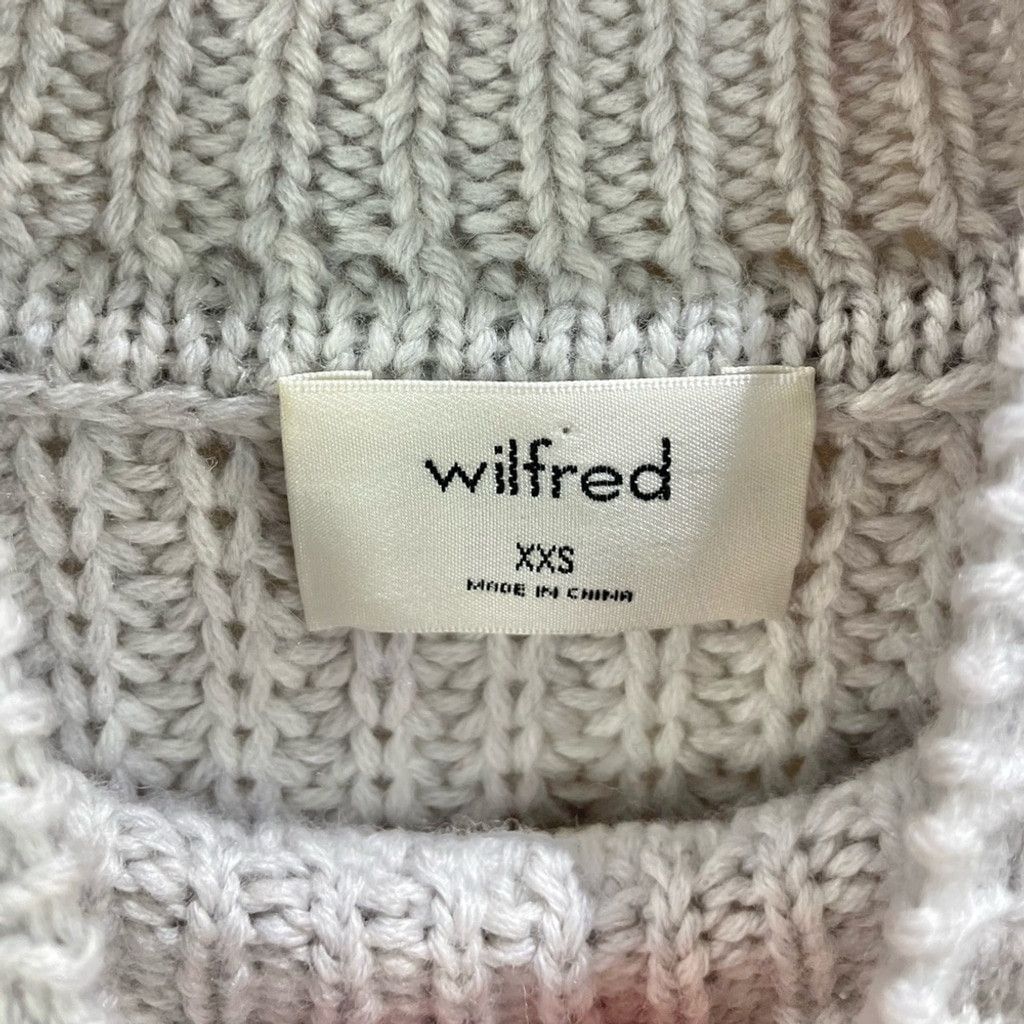 Other Wilfred Goulaine Grey 100% Merino Wool Cropped Sweater XXS Size XXS / US 00 / IT 34 - 5 Thumbnail