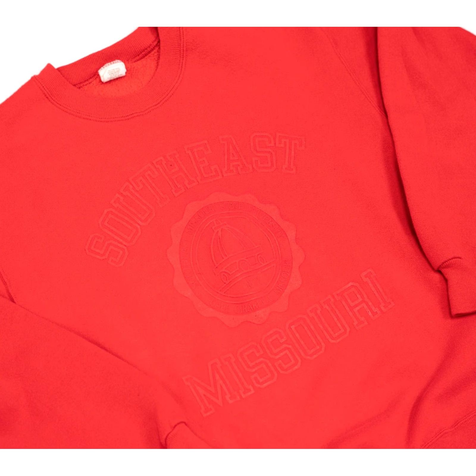 Vintage VINTAGE Boundary Waters Sweatshirt Woman XL Red Crewneck Logo NCAA 80s 90s College Basketball USA University Sweater Pullover Size XL / US 12-14 / IT 48-50 - 3 Thumbnail
