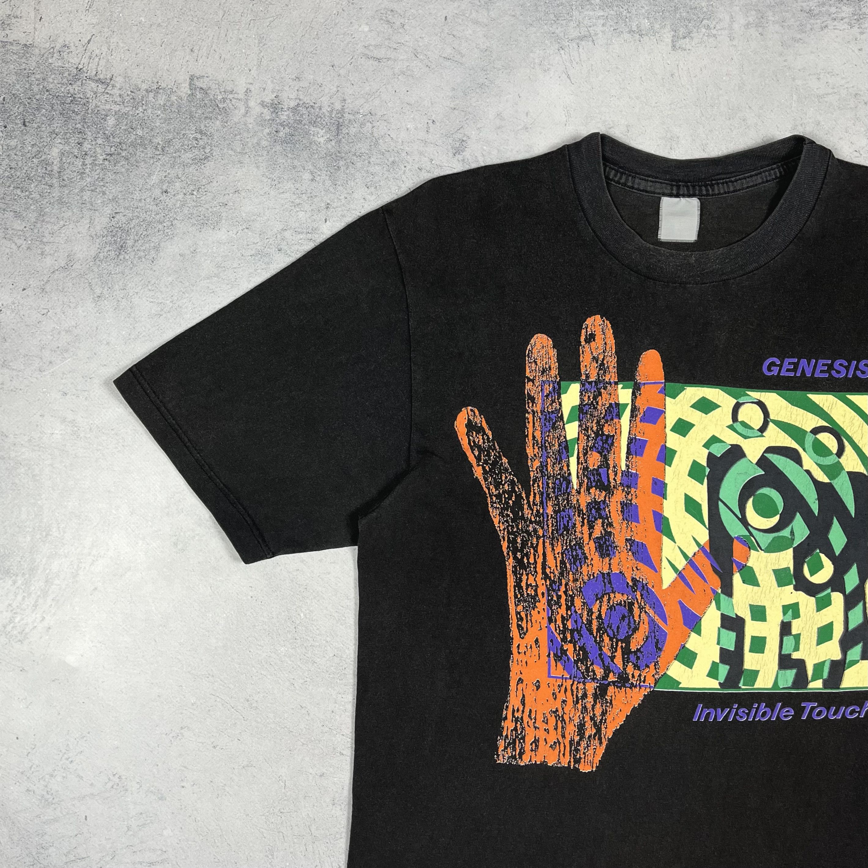 Band Tees Vintage Genesis Invisible Touch Tour Rock Band T Shirt 1987 Size US M / EU 48-50 / 2 - 5 Thumbnail
