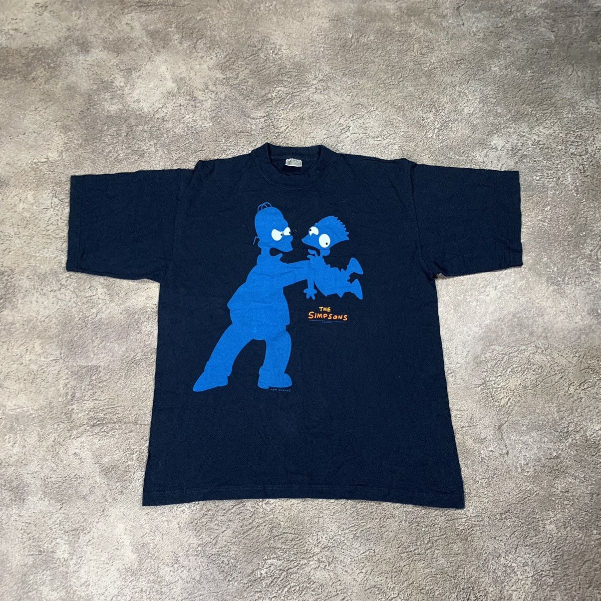Vintage Vintage Y2K Simpsons Graphic Tee Sun Faded Streetwear XL Size US XL / EU 56 / 4 - 1 Thumbnail