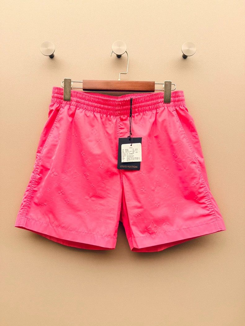 Louis Vuitton Louis Vuitton Logo Embossed Pink Shorts - dmc Size US 32 / EU 48 - 1 Thumbnail