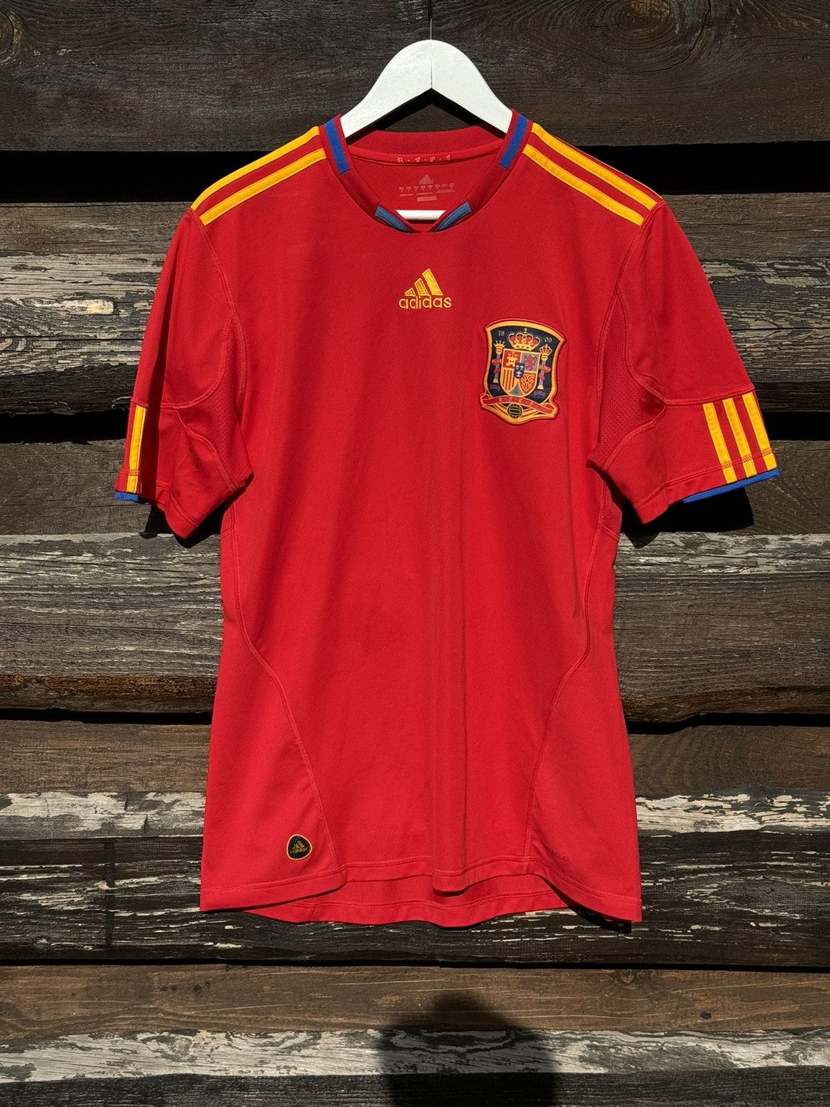 Adidas × Vintage 2009 Adidas Spain Vintage soccer jersey Furia Roja red Size US M / EU 48-50 / 2 - 1 Thumbnail