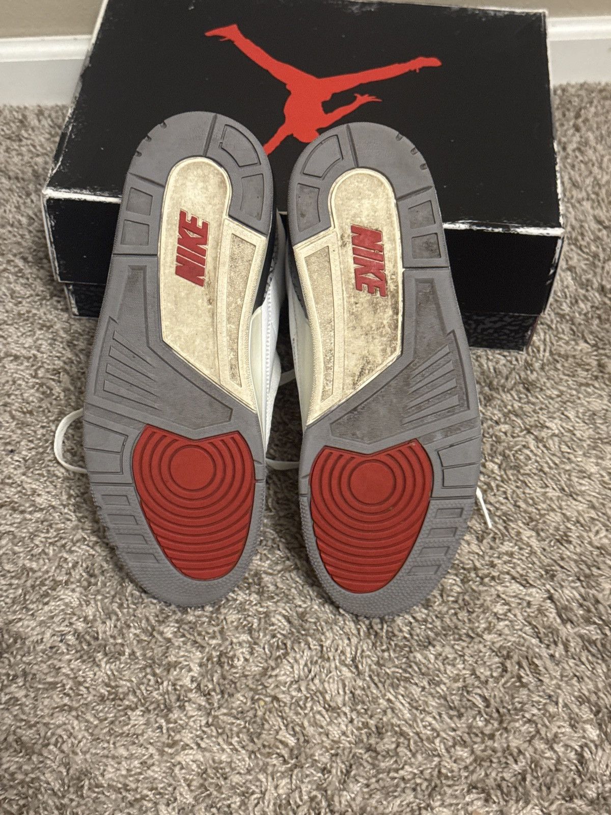 Jordan Brand Air Jordan 3 Retro Reimagined White Cement Size US 10.5 / EU 43-44 - 5 Thumbnail