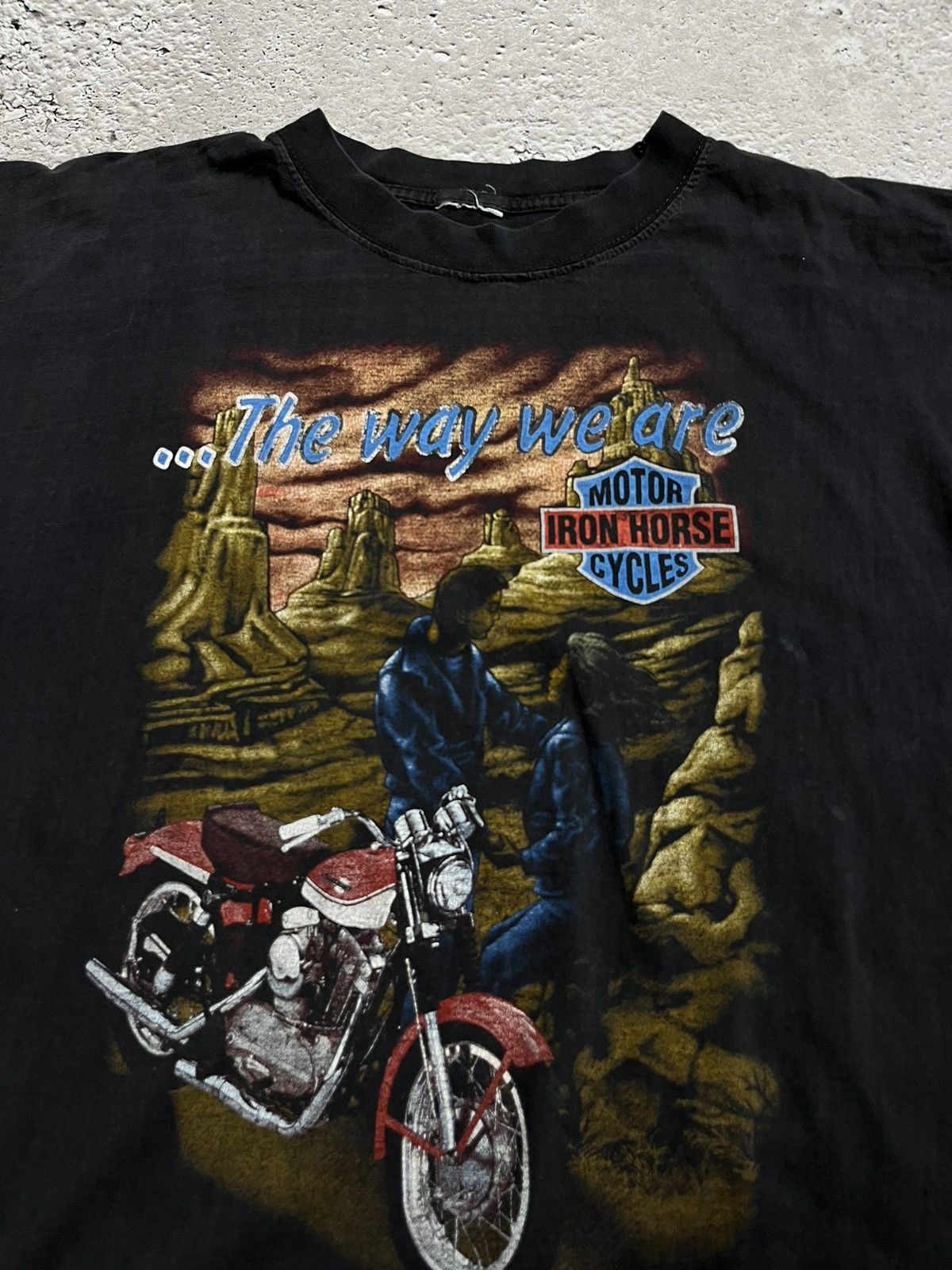 Vintage Vintage Y2K Motor Iron Horse Cycles Shirt Biker T shirt Tee Size US XXL / EU 58 / 5 - 3 Thumbnail