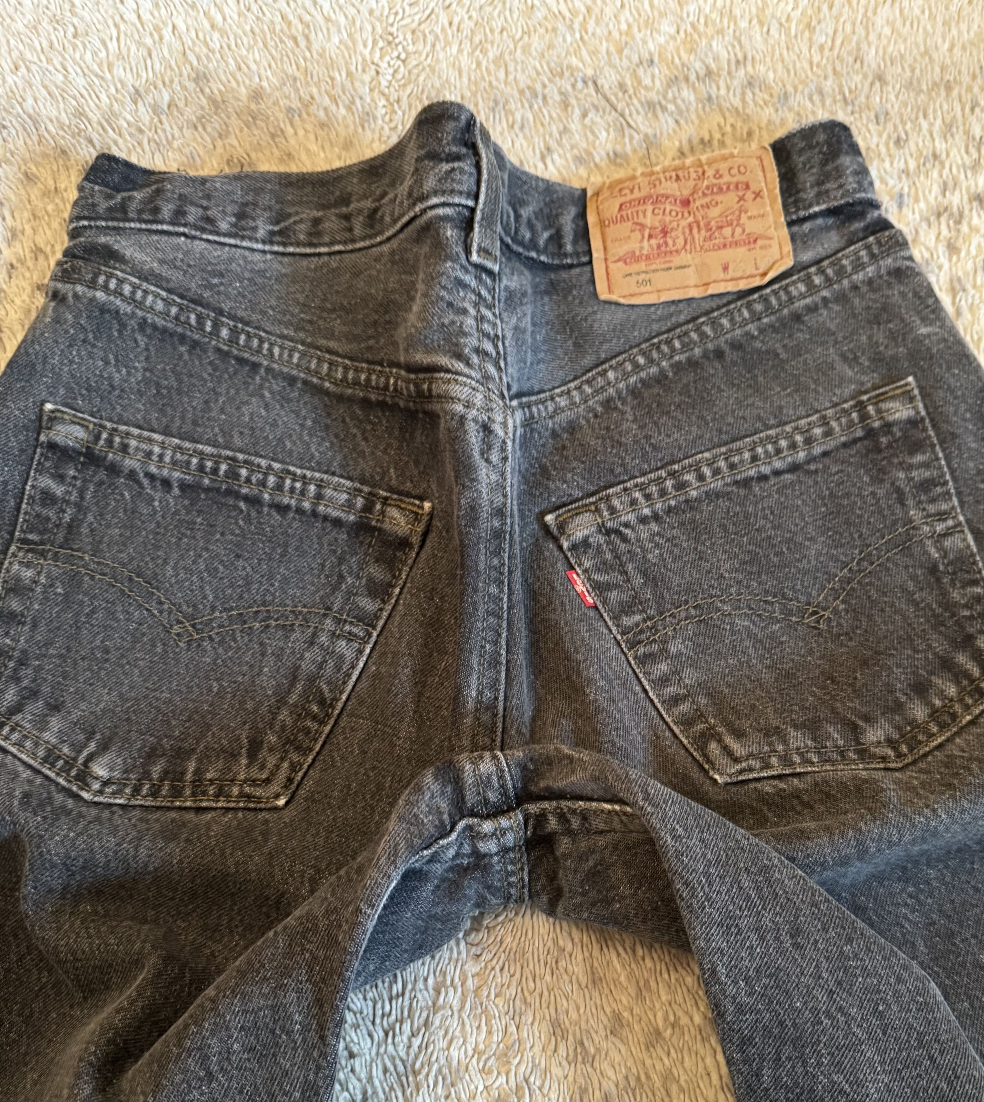 Levi's Vintage 90s Levi’s 501 Washed Denim Jeans USA Size W29 L30 Size US 29 - 5 Thumbnail