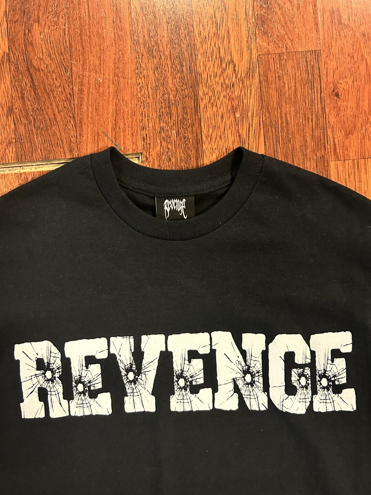 Revenge Revenge Bullet hole logo tee | Small Size US S / EU 44-46 / 1 - 2 Thumbnail