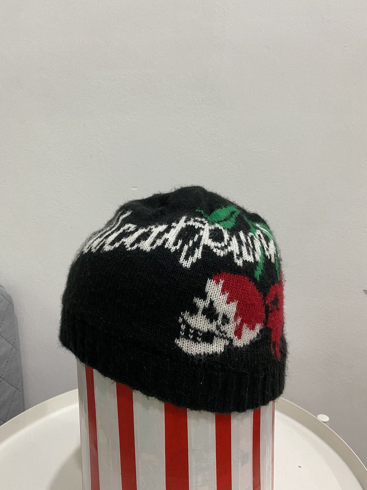 Japanese Brand Vintage Hell Cat Punk Beanie Hats Size ONE SIZE - 9 Thumbnail