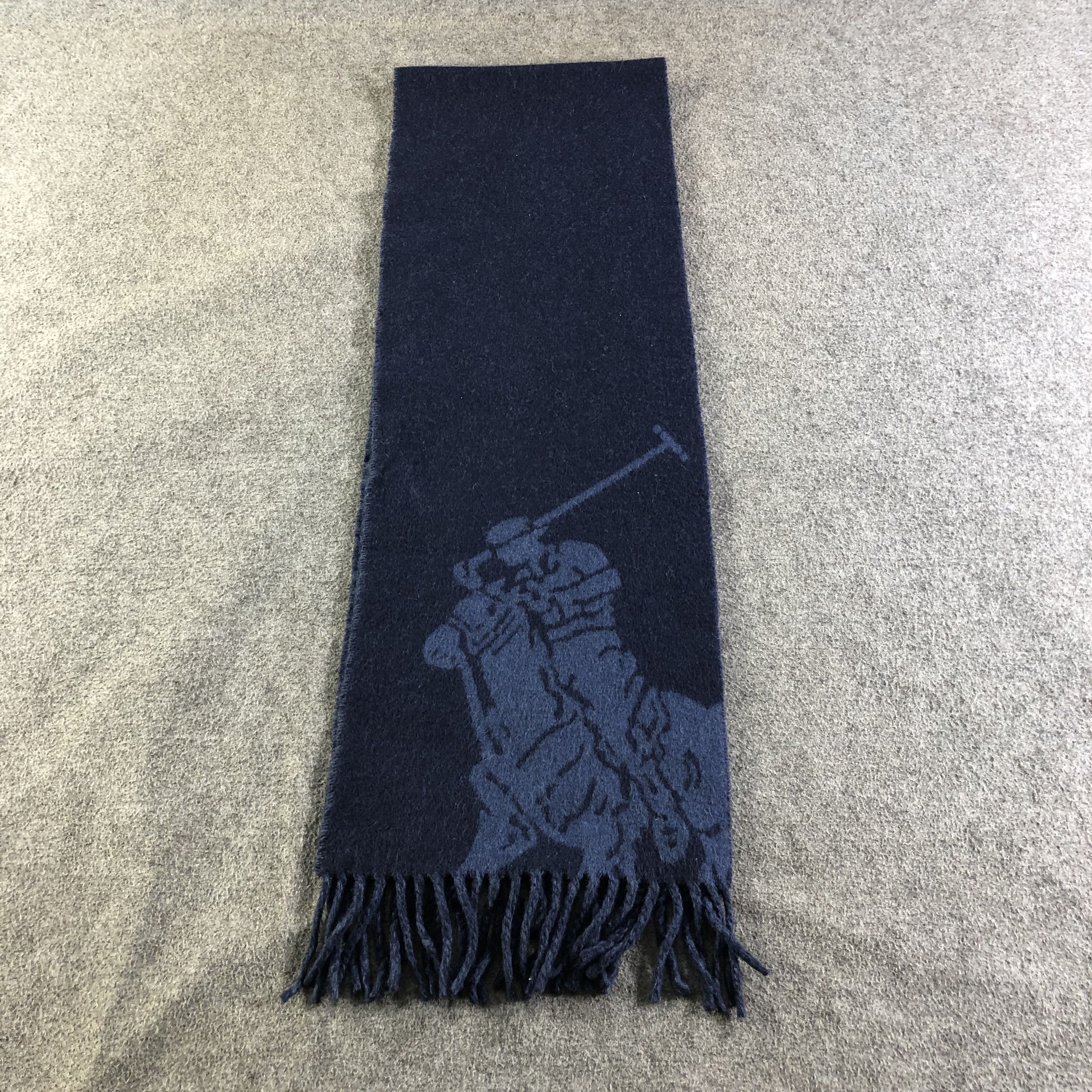 Polo Ralph Lauren Polo Ralph Lauren Big Logo Wool Scarf Muffler V2021 Size ONE SIZE - 2 Thumbnail