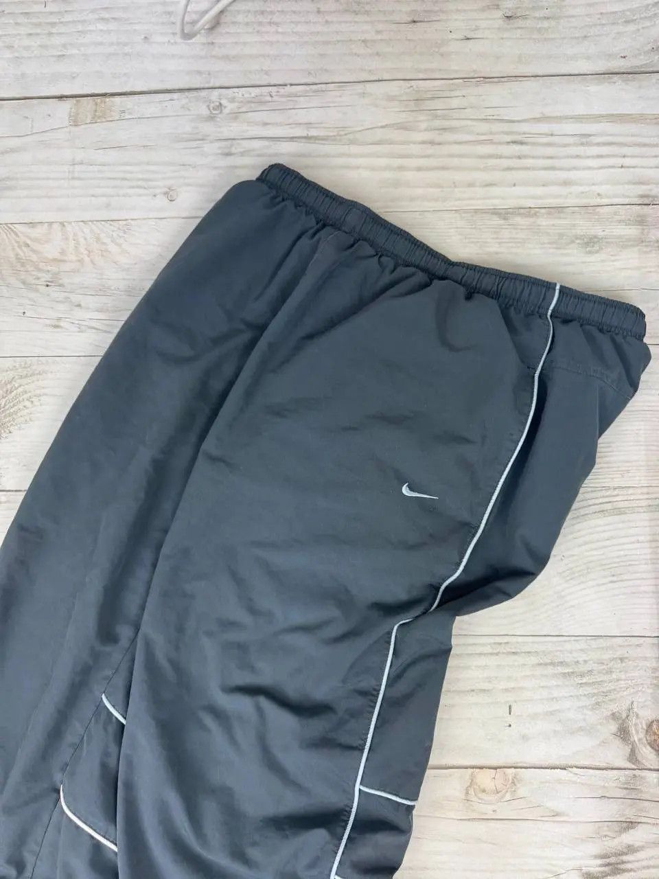 Nike Vintage Nike Track Pants 3/4 Shorts 00s Swoosh Striped Y2K Size US 36 / EU 52 - 2 Thumbnail