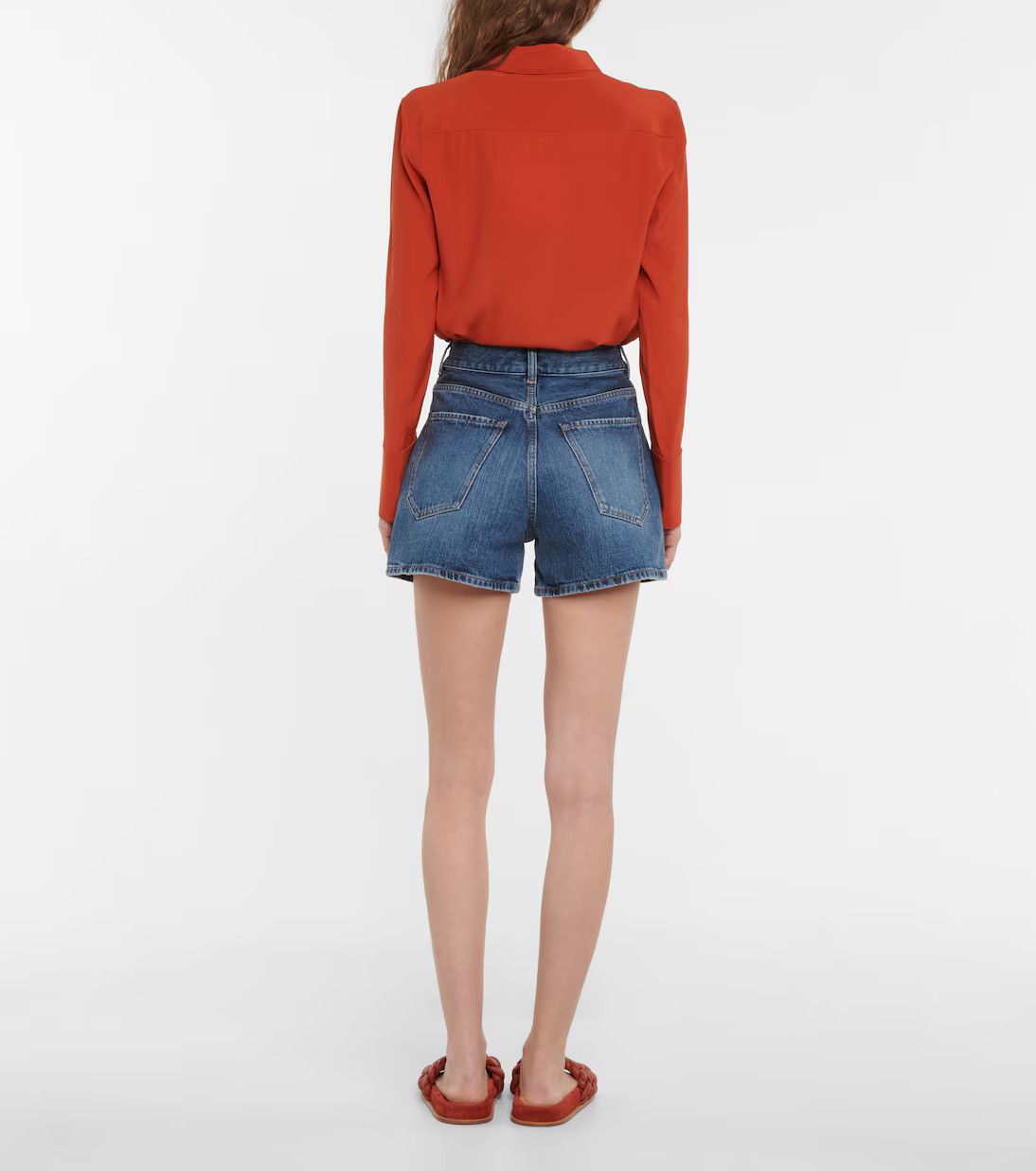 Chloe o1y0825 Denim Short in Blue Size 25" / US 0 / IT 36 - 5 Thumbnail