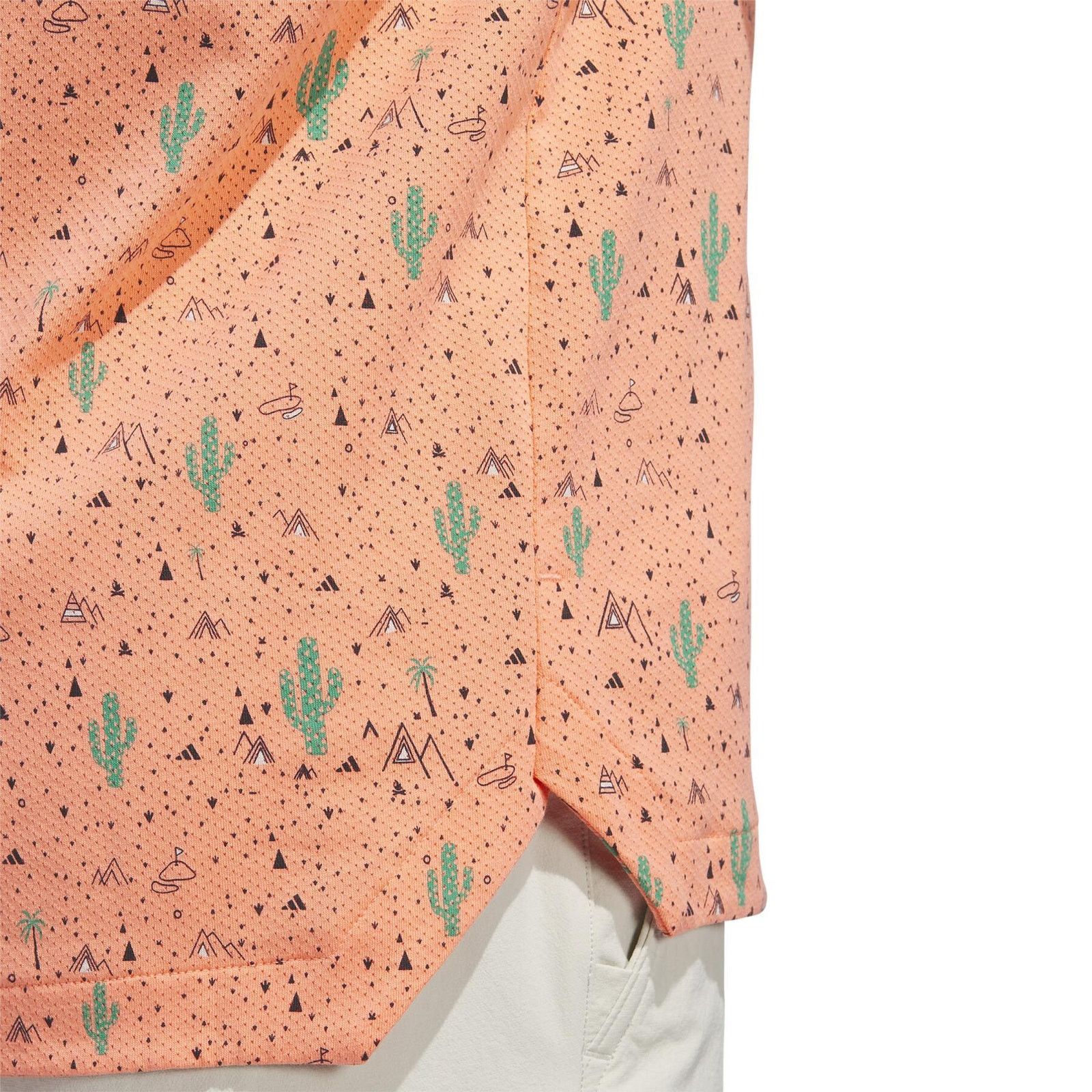 Adidas Adidas Adicross Golf Desert Button Up Shirt Men Medium Coral Size US M / EU 48-50 / 2 - 6 Thumbnail