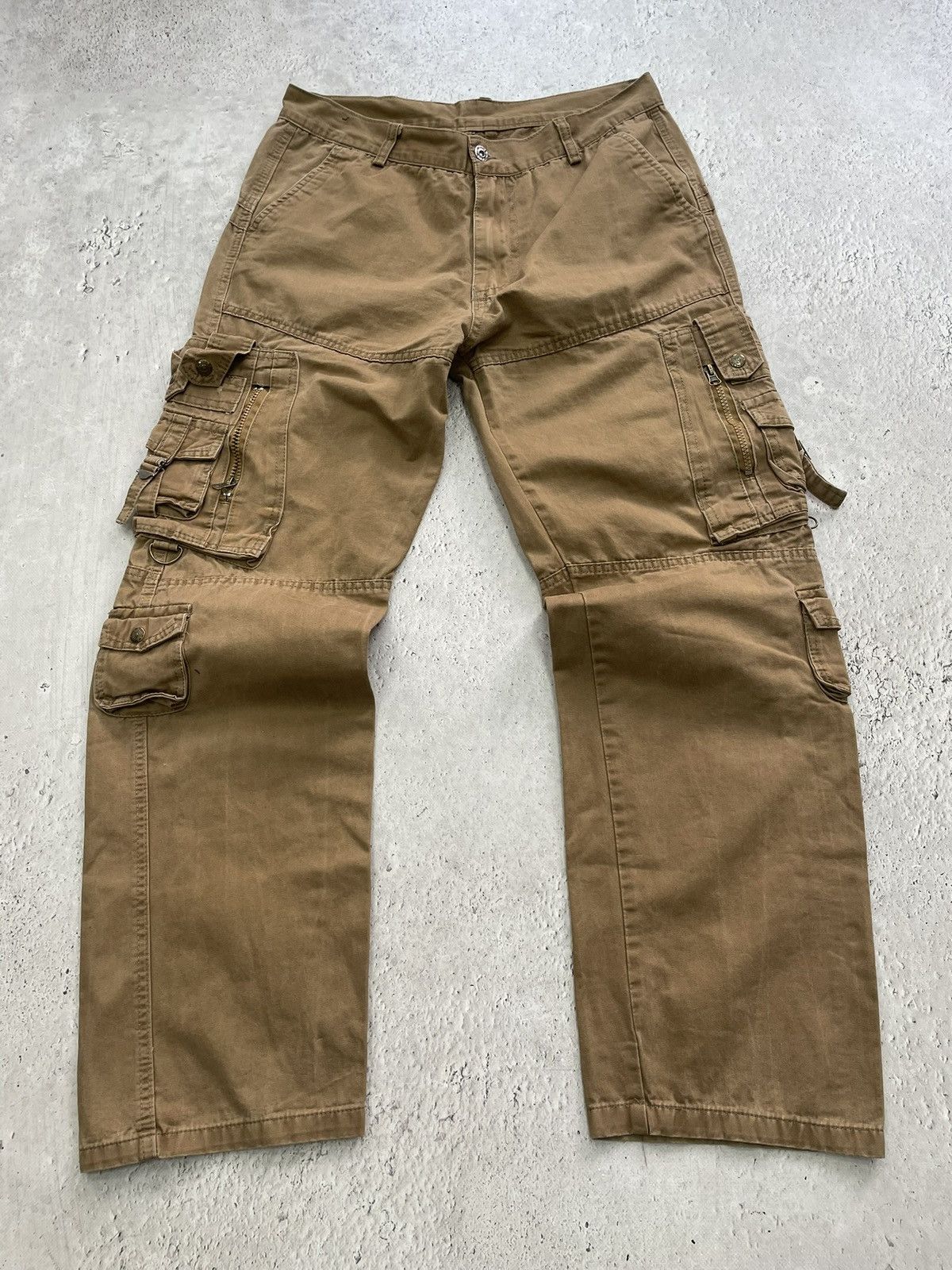 Diesel Baggy cargo y2k distressed Junya watanabe pants retro style Size US 32 / EU 48 - 2 Thumbnail