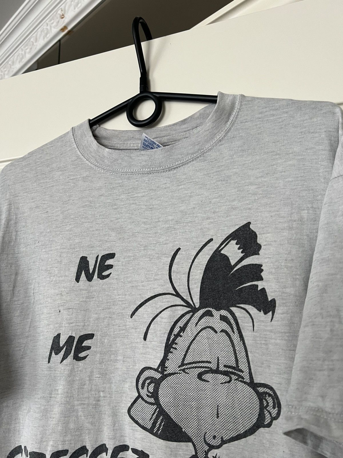 Vintage Vintage French Comic Tee “Ne Me Stressez Pas” Harry Gold 90s Size US L / EU 52-54 / 3 - 6 Thumbnail