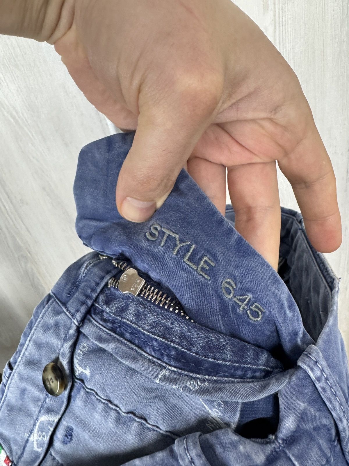Jacob Cohen Jacob Cohen handmade blue faded made in Italy pants Size US 33 - 19 Thumbnail