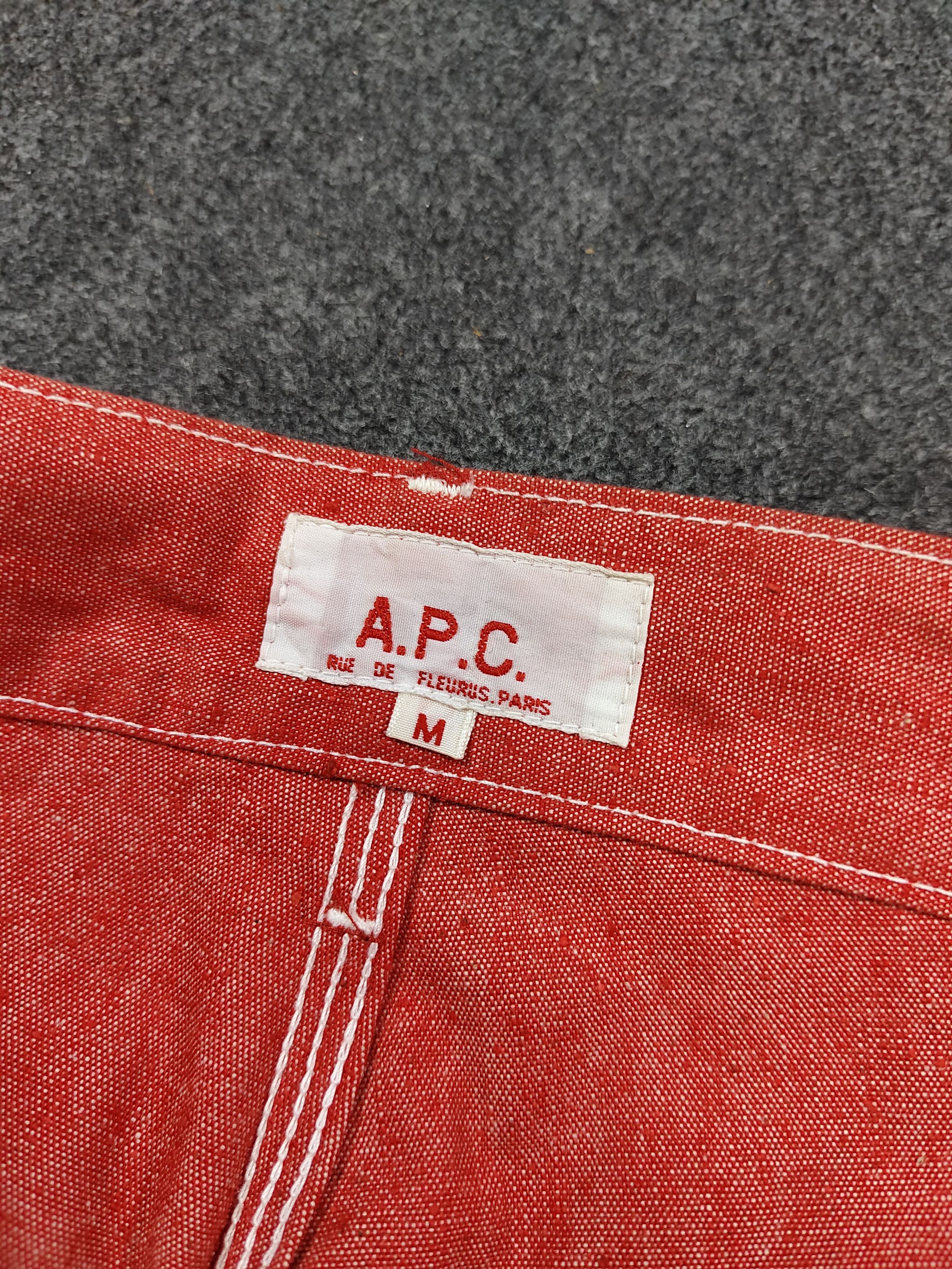 A.P.C. 90s APC 🇫🇷 Minimal Workwear Cut Canvas Trousers Size US 31 - 7 Thumbnail