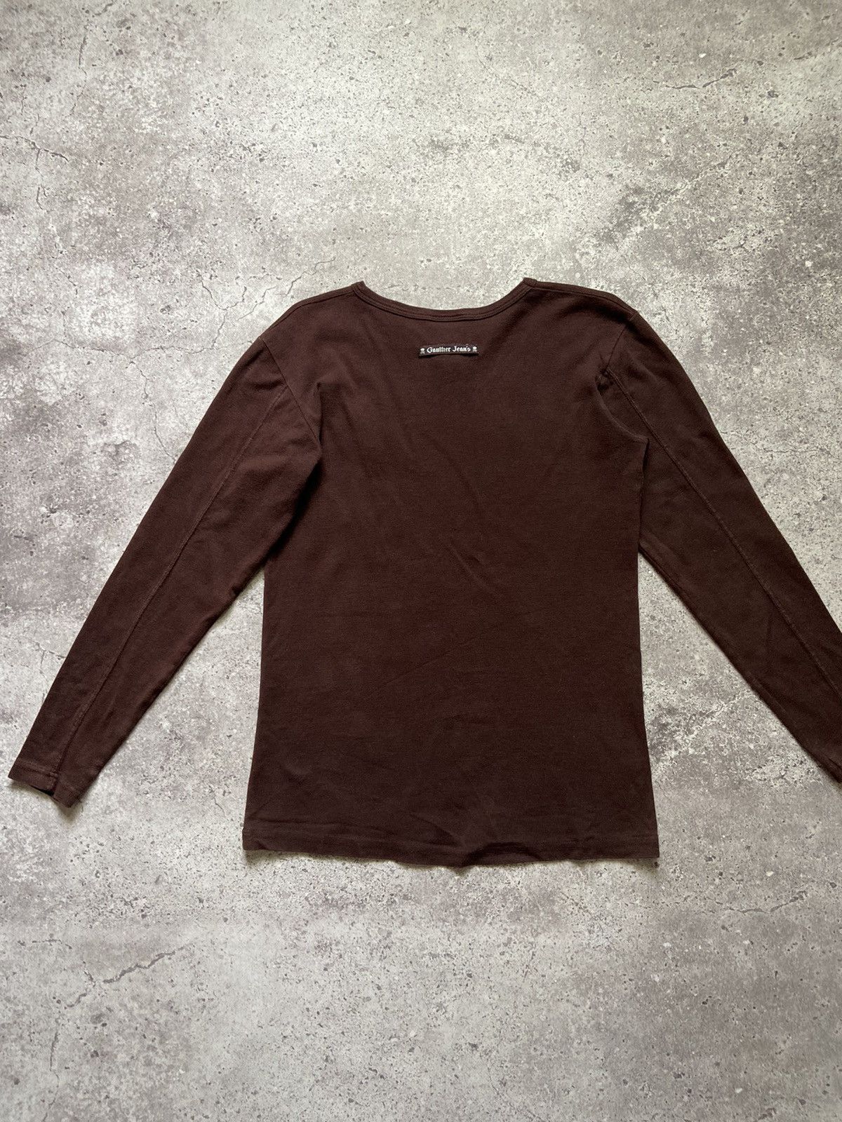 Jean Paul Gaultier Vintage 90’s JPG Gaultier Jean’s Tattoo Long Sleeve Shirt Size US S / EU 44-46 / 1 - 5 Thumbnail