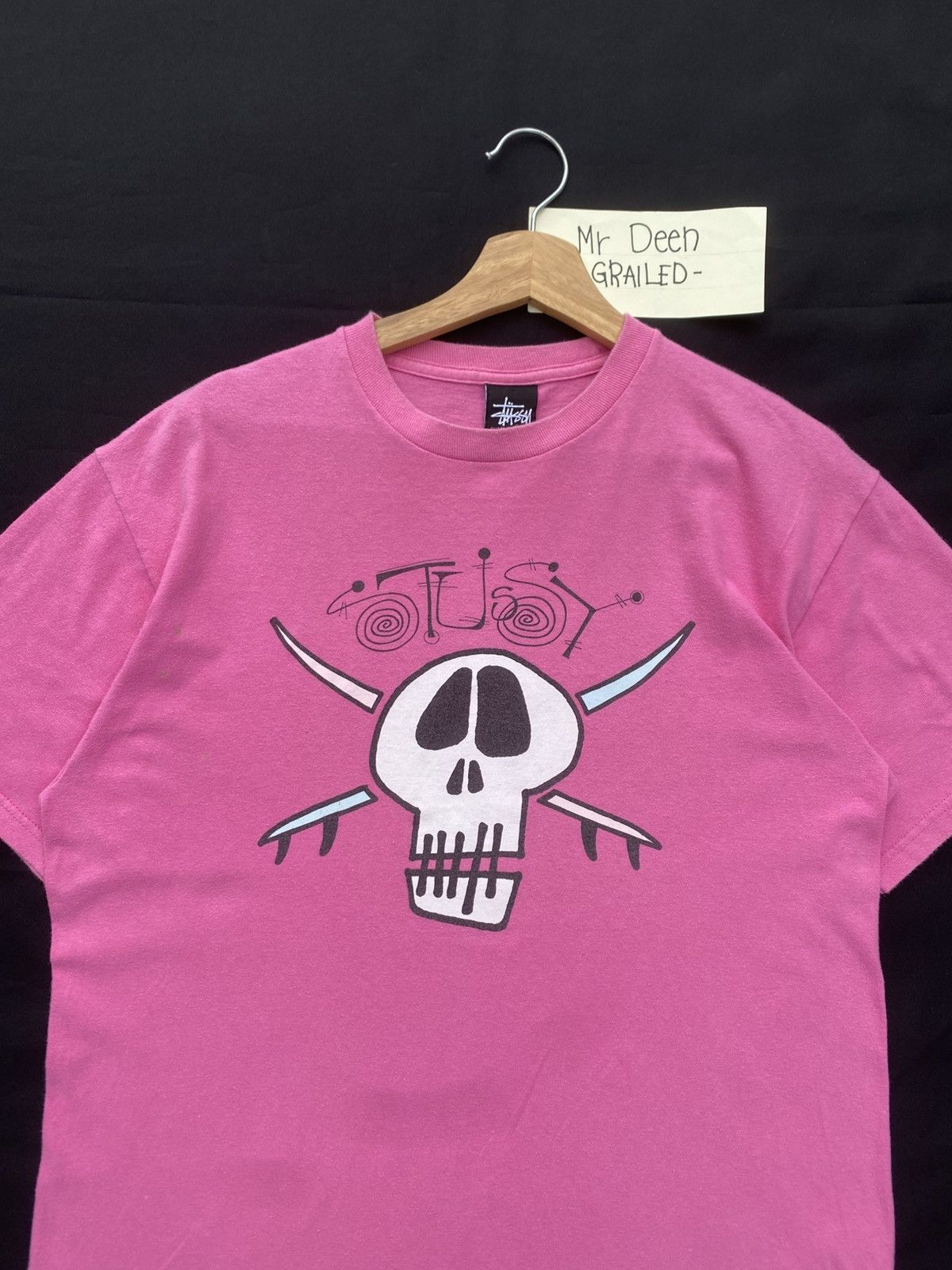 Stussy Rare Vintage 00s Stussy Skull Logo Tshirt Size US M / EU 48-50 / 2 - 1 Thumbnail