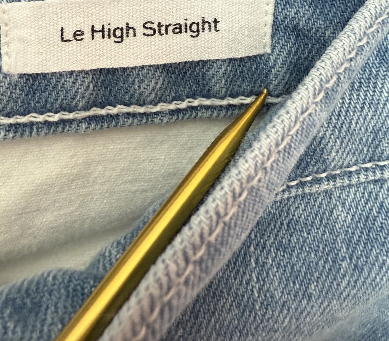 Frame Frame Denim Women’s Colorblock Le High Straight Hem Jeans Size 28" / US 6 / IT 42 - 3 Thumbnail