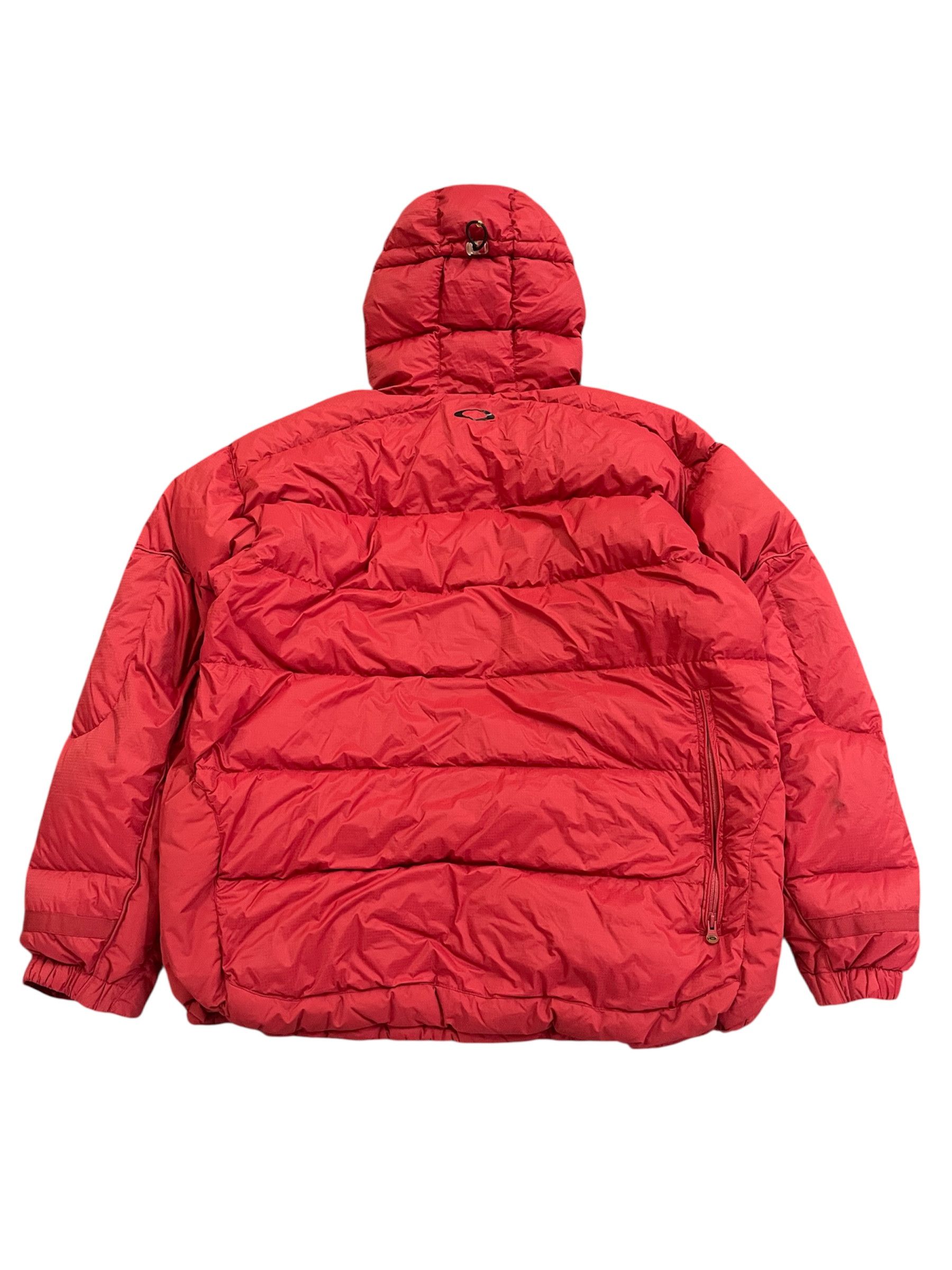 Oakley × Vintage Red Oxblood Oakley Down Puffer Jacket Travis Scott Size US XL / EU 56 / 4 - 2 Thumbnail