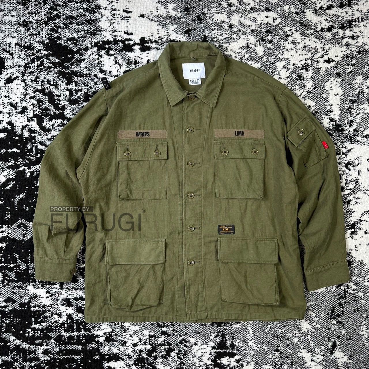 Wtaps WTAPS JUNGLE LS 01 SHIRT COTTON SATIN 2017 | Grailed