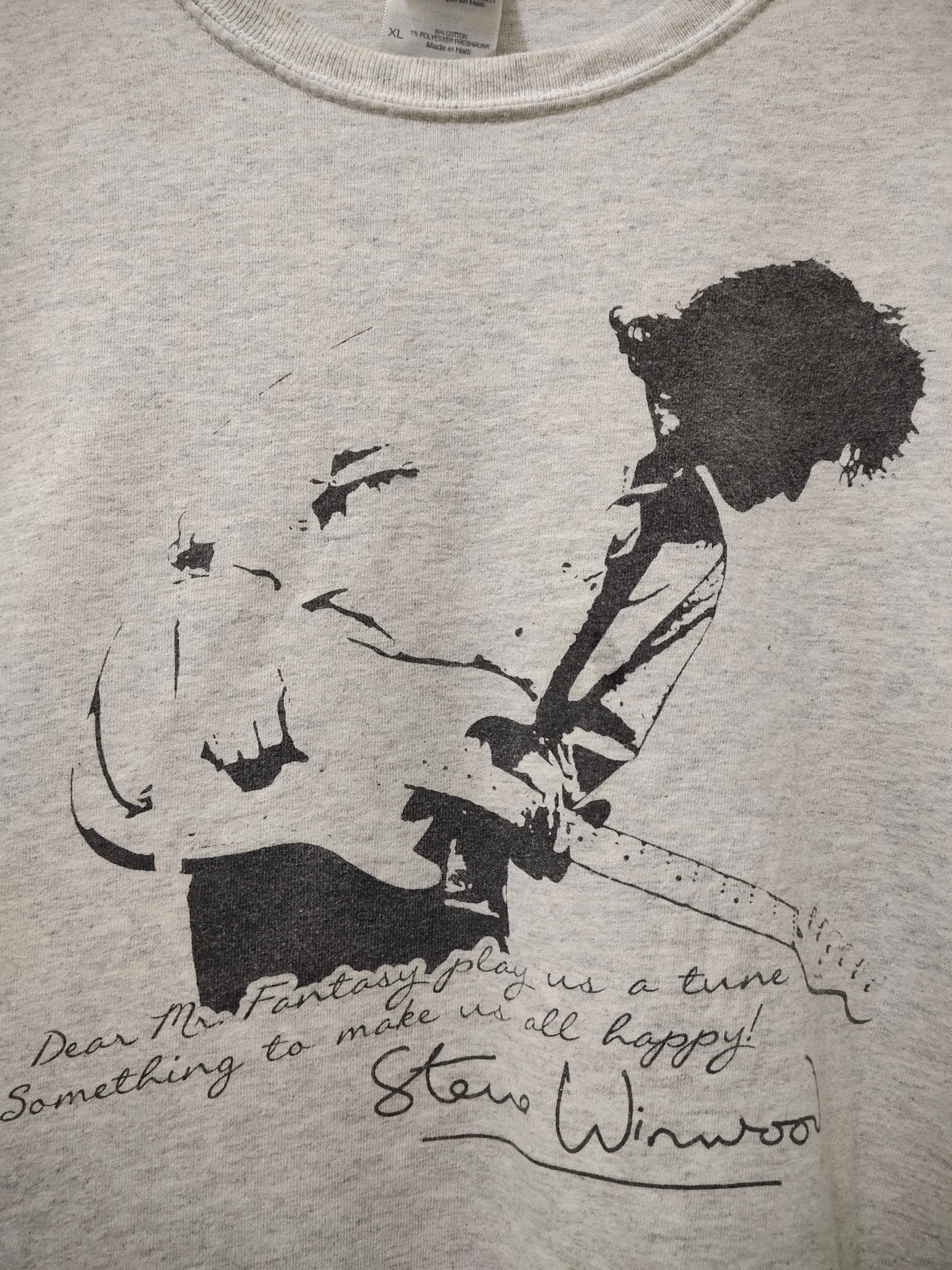 Band Tees Vintage Steve Winwood Rock band promo t shirt rare Size US XL / EU 56 / 4 - 2 Thumbnail
