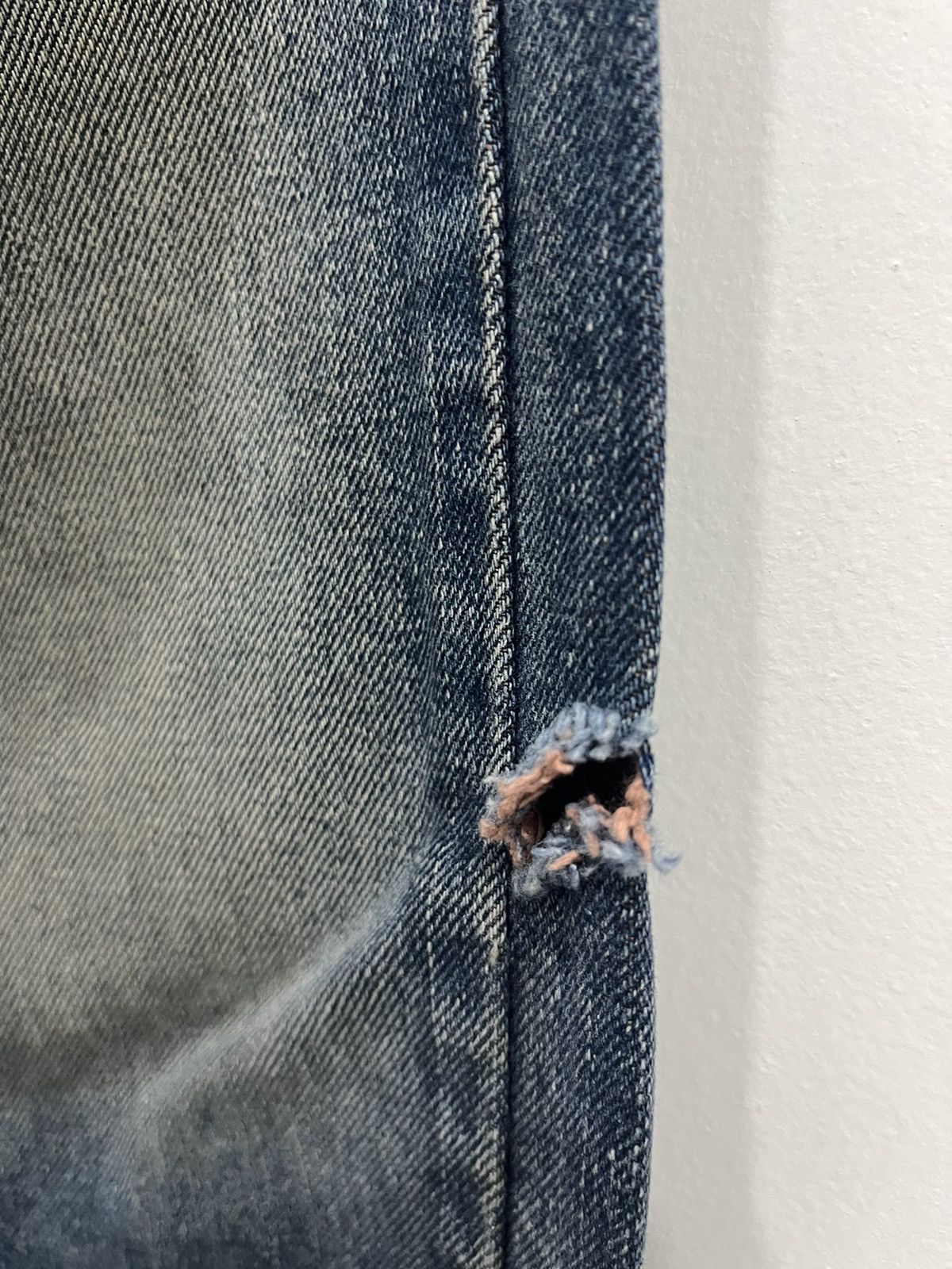 Dolce & Gabbana Dolce and Gabbana Distressed Denim Y2K Style Size US 32 / EU 48 - 2 Thumbnail