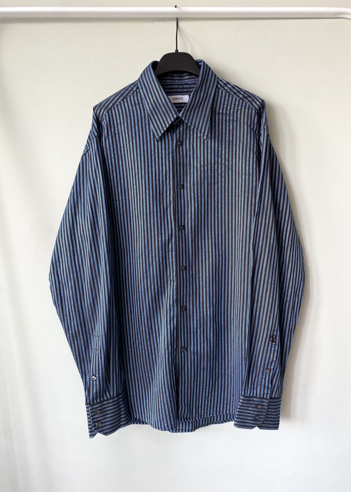 Versace Jeans Couture Versace Collection vintage Stripe L/S Button Shirt Size US M / EU 48-50 / 2 - 1 Thumbnail