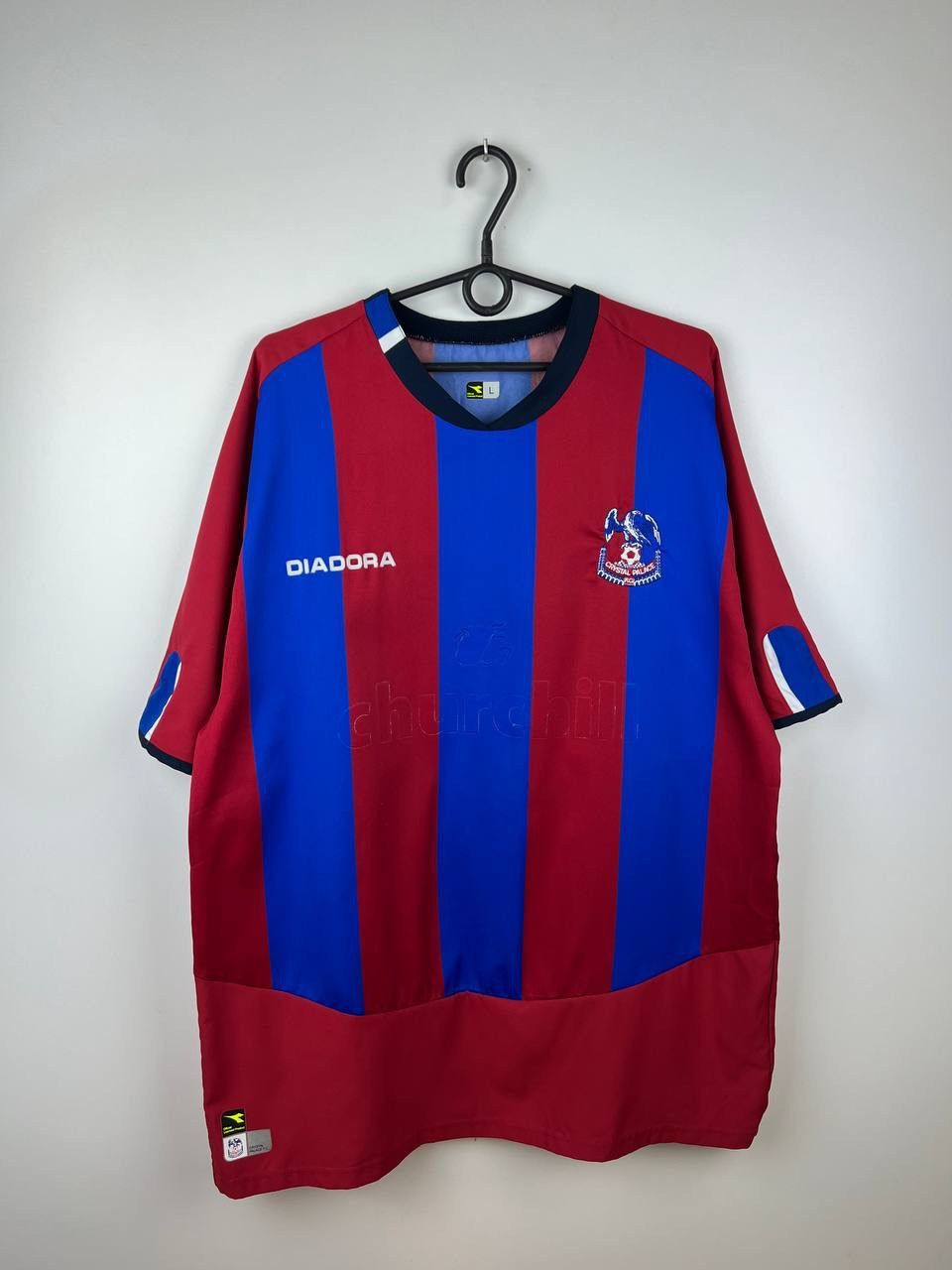 Vintage Crystal Palace Diadora football t-shirts size L Size US L / EU 52-54 / 3 - 1 Thumbnail