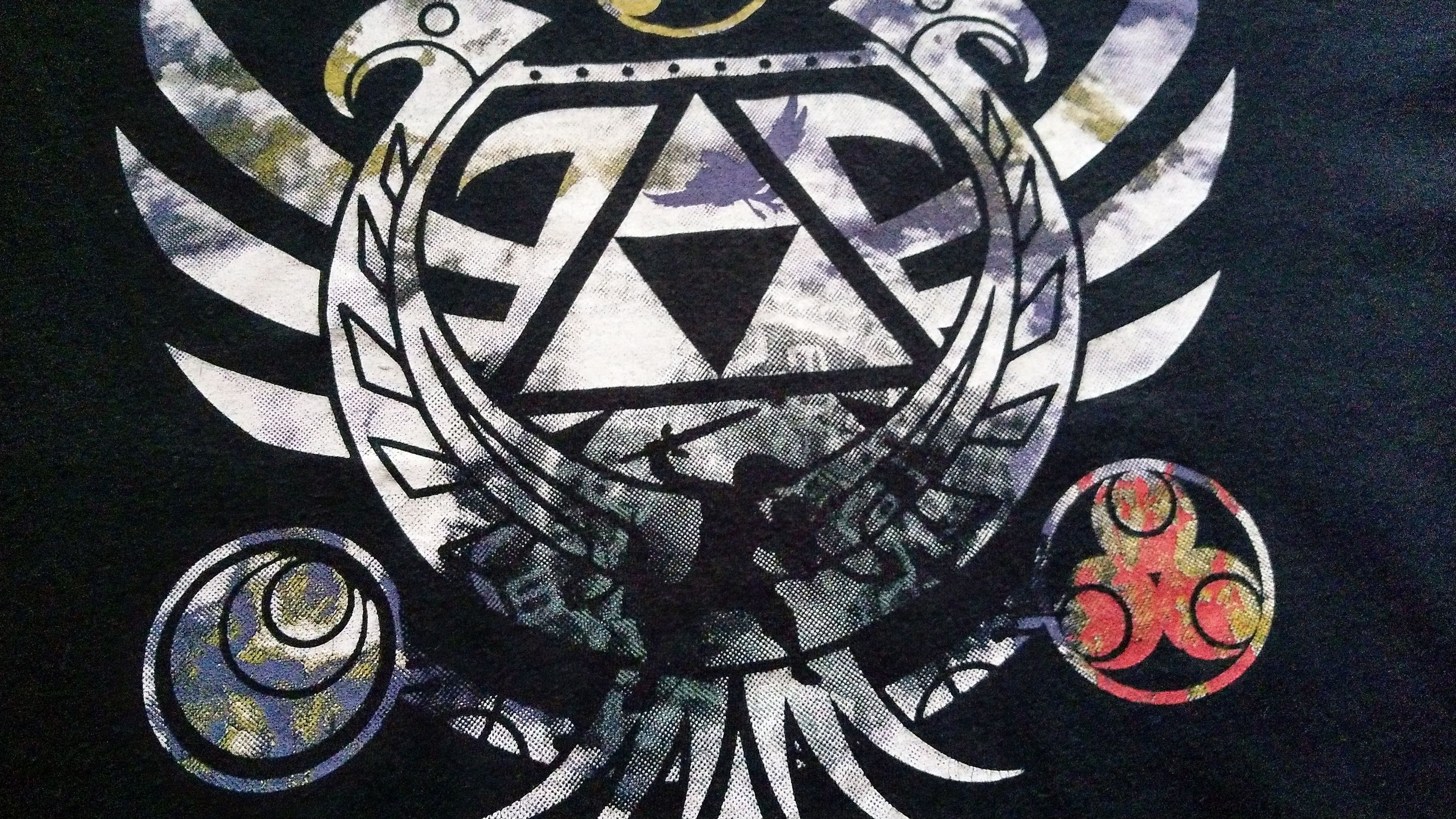 Japanese Brand × Nintendo × Playstation 2015 ZELDA Skyward Sword Triforce Shirt Nintendo Link goth Size US XL / EU 56 / 4 - 3 Thumbnail