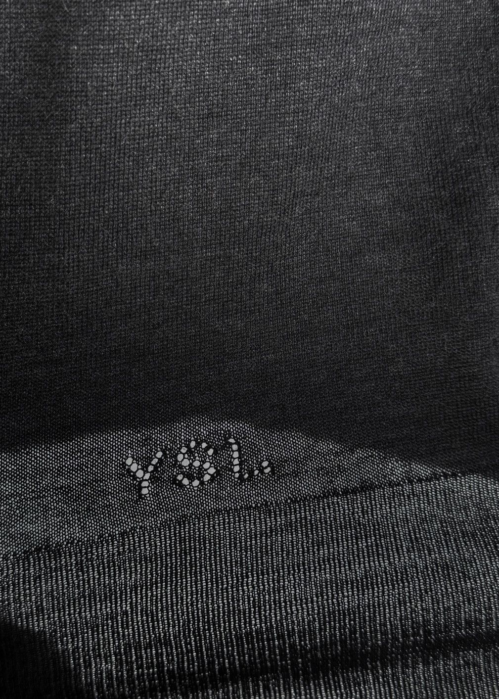 Yves Saint Laurent Yves Saint-Laurent Charcoal V-neck Wool Sweater Size US XL / EU 56 / 4 - 6 Thumbnail