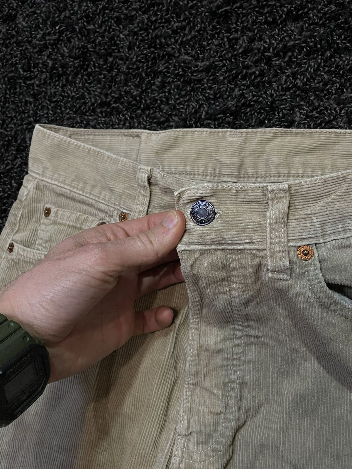 Levi's Vintage 1997 Levi’s 551 Flared Rare Jeans Pants Y2K Size US 30 / EU 46 - 8 Thumbnail