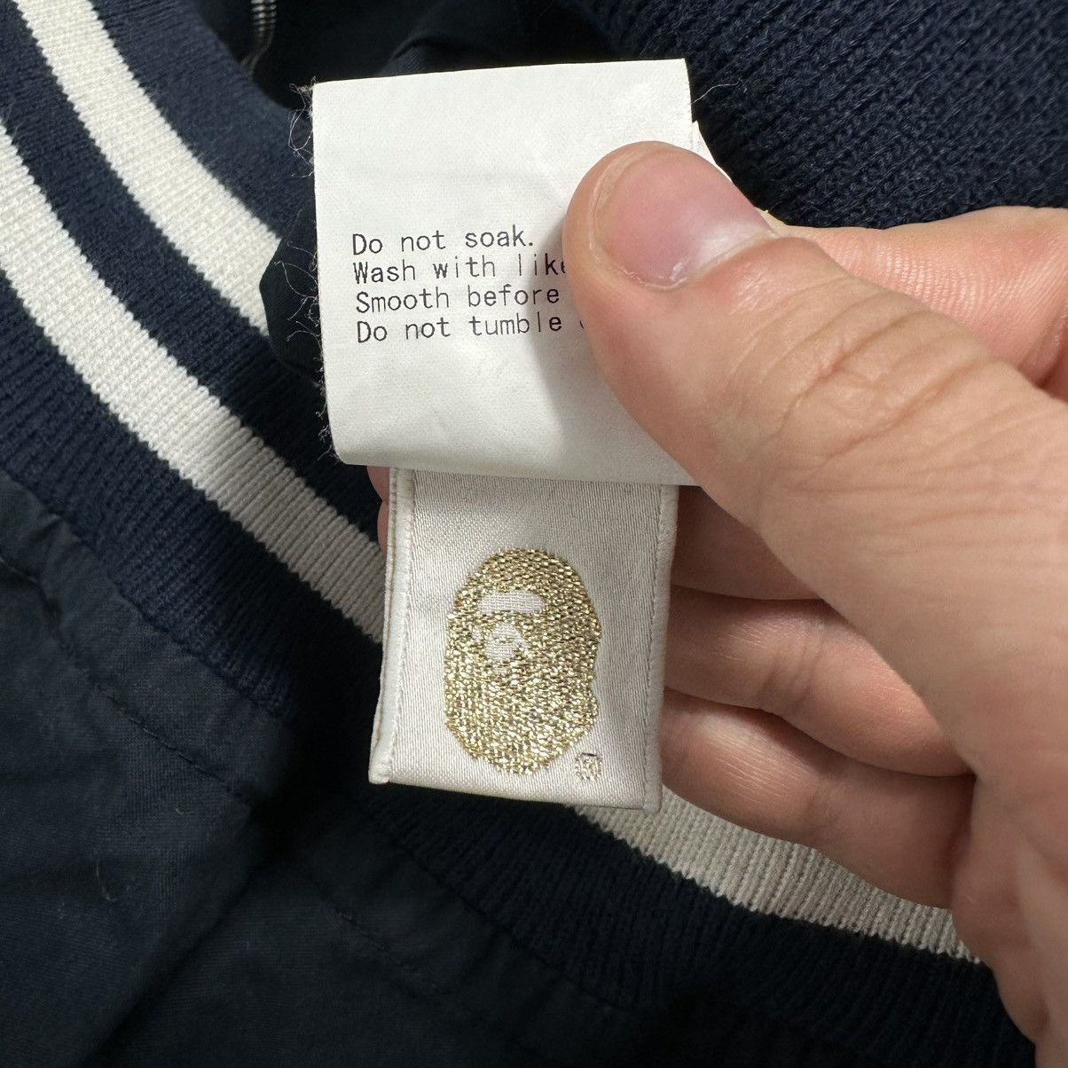 Bape × Nigo Bape Varsity Jacket Size US M / EU 48-50 / 2 - 7 Thumbnail