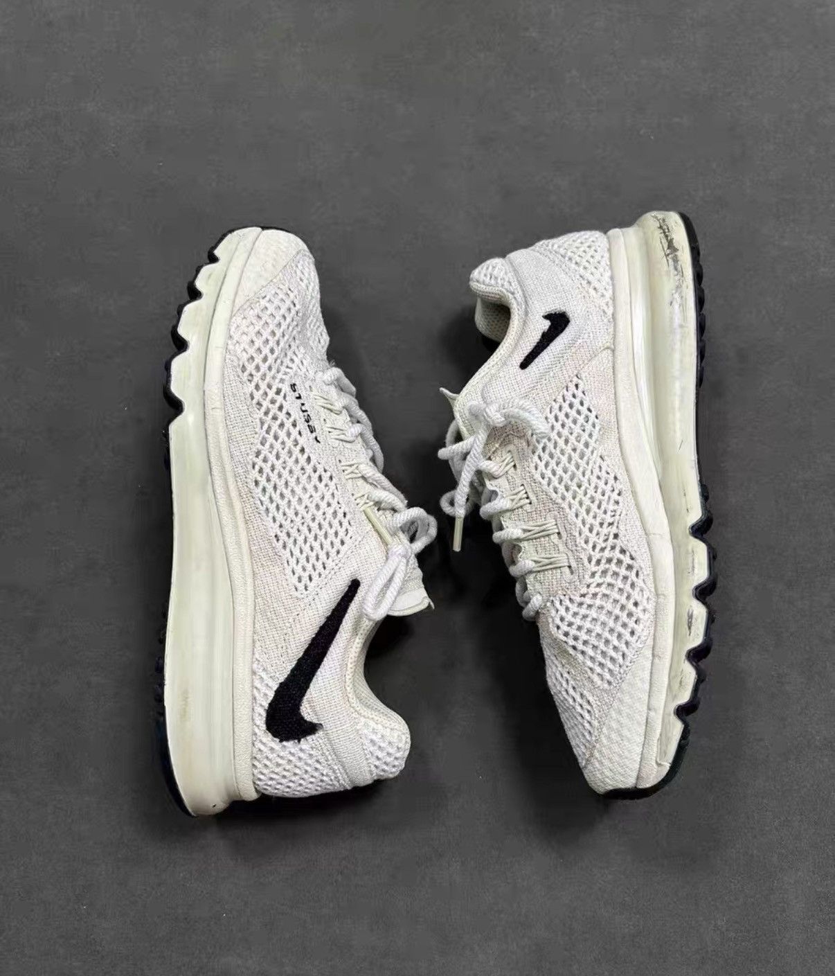 Stussy Stussy x Nike Air Max Low-Top Sneakers, Desert Tone J16 Size US 8.5 / EU 41-42 - 2 Thumbnail