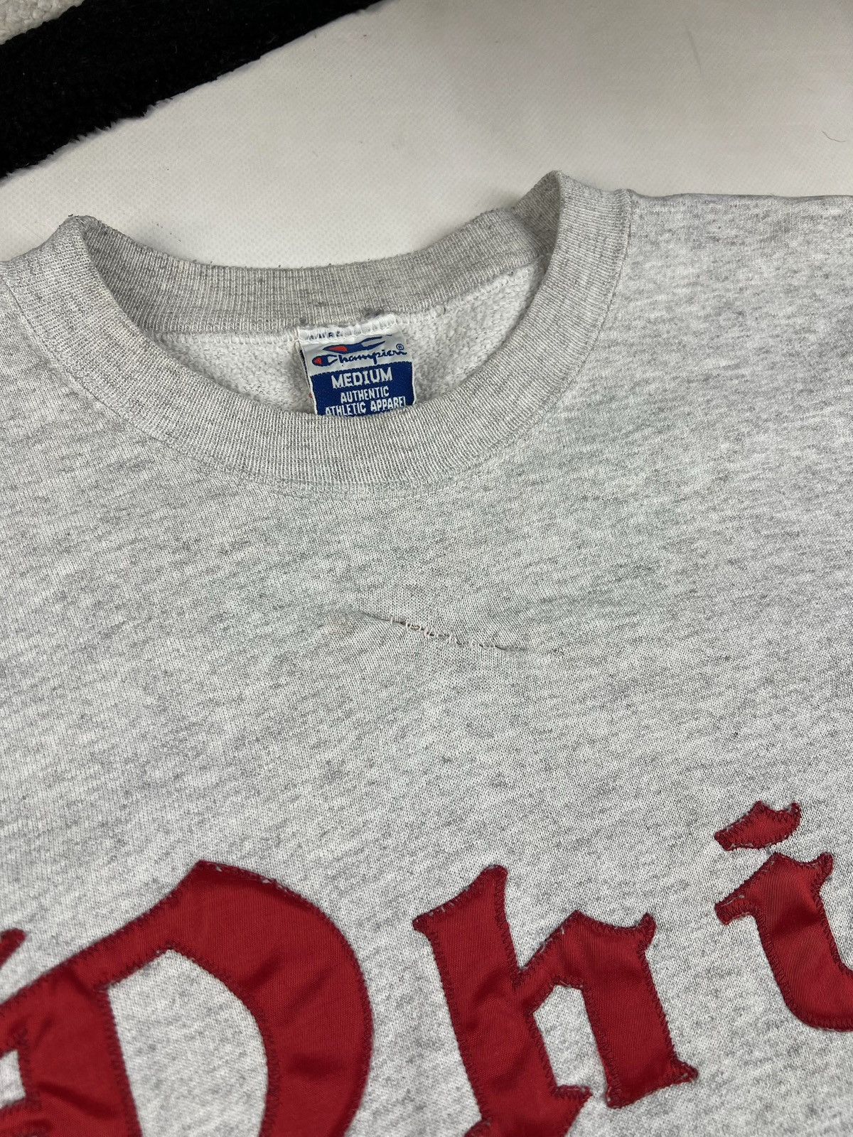 Champion × Vintage Vintage 90's Champion Reverse Weave Ohio State Grey Crewneck Size US M / EU 48-50 / 2 - 7 Thumbnail