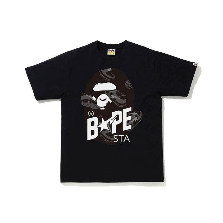 Bape A Bathing Ape Bape Sta Print T-Shirt Size XL Size US XL / EU 56 / 4 - 1 Thumbnail