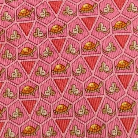 Salvatore Ferragamo Salvatore Ferragamo SF Silk Necktie Turtle Tortoise Men Tie Size ONE SIZE - 2 Thumbnail