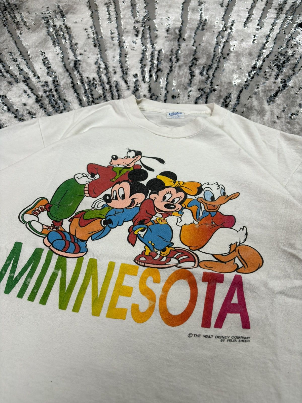 Disney × Vintage Vintage Disney Minnesota 90s made in USA Mickey Mouse movie Size US L / EU 52-54 / 3 - 2 Thumbnail