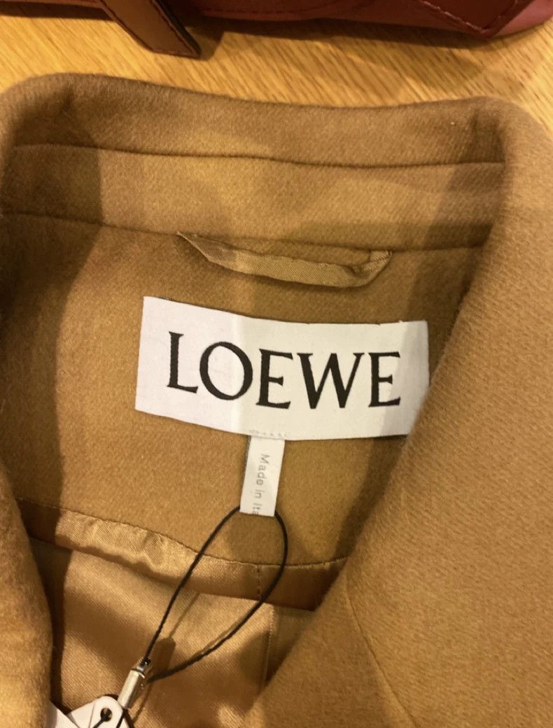 Loewe LOEWE Caramel brown men's woolen overcoat Size US M / EU 48-50 / 2 - 6 Thumbnail
