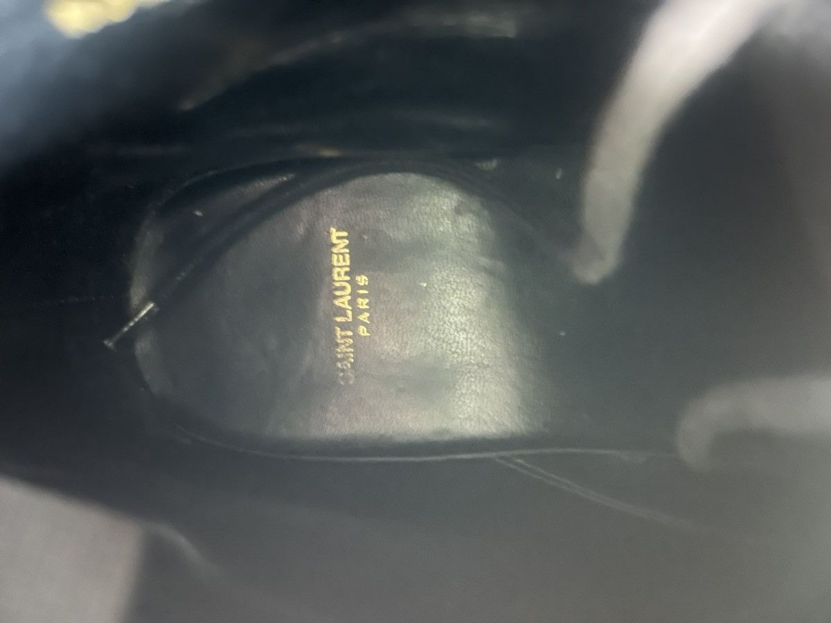 Hedi Slimane Saint laurent AW15 star stud derby boots Size US 9 / EU 42 - 6 Thumbnail