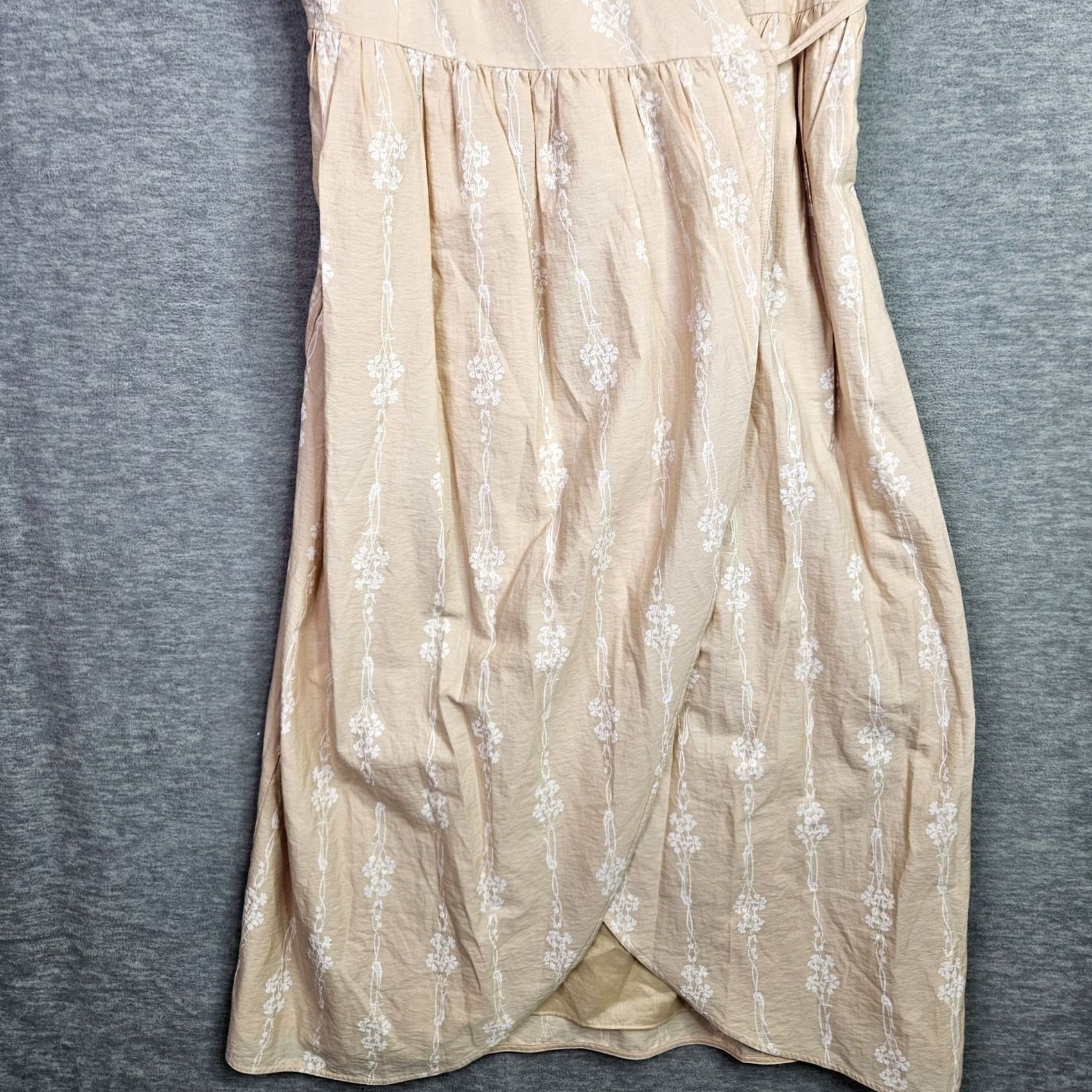 Rebecca Taylor Rebecca Taylor Women's Cotton Floral Printed Tulip Wrap Dress Size 14 Multicolor Casual Party Size XL / US 12-14 / IT 48-50 - 7 Thumbnail