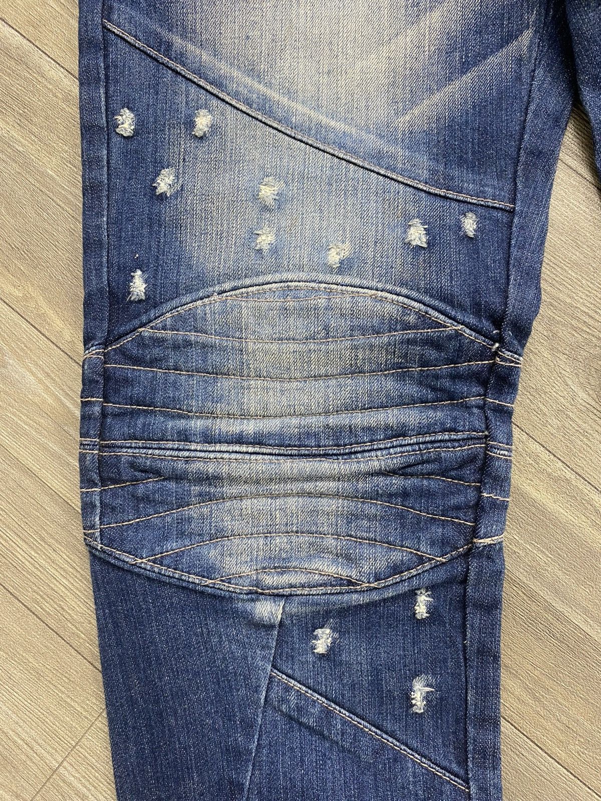 PPFM Vintage PPFM Distressed Ifsixwasnine LGB Style Bikers Jeans Size US 32 / EU 48 - 6 Thumbnail