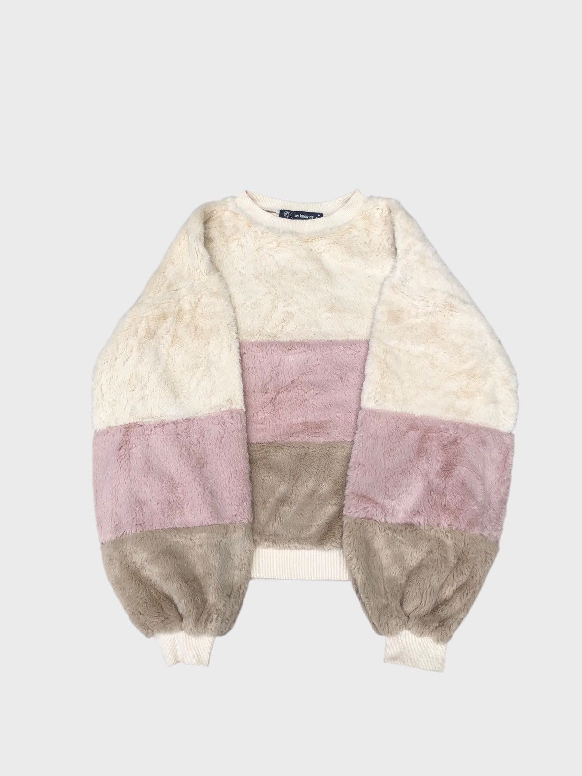 Japanese Brand As Know As Mohair Ice Cream Stripe Sweater Size M / US 6-8 / IT 42-44 - 2 Thumbnail