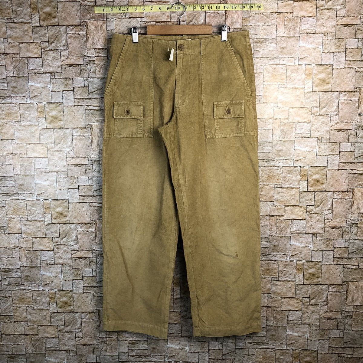 Gap Gap Reservist vintage Brown Corduroy bush Pants #A153 Size US 31 - 1 Thumbnail
