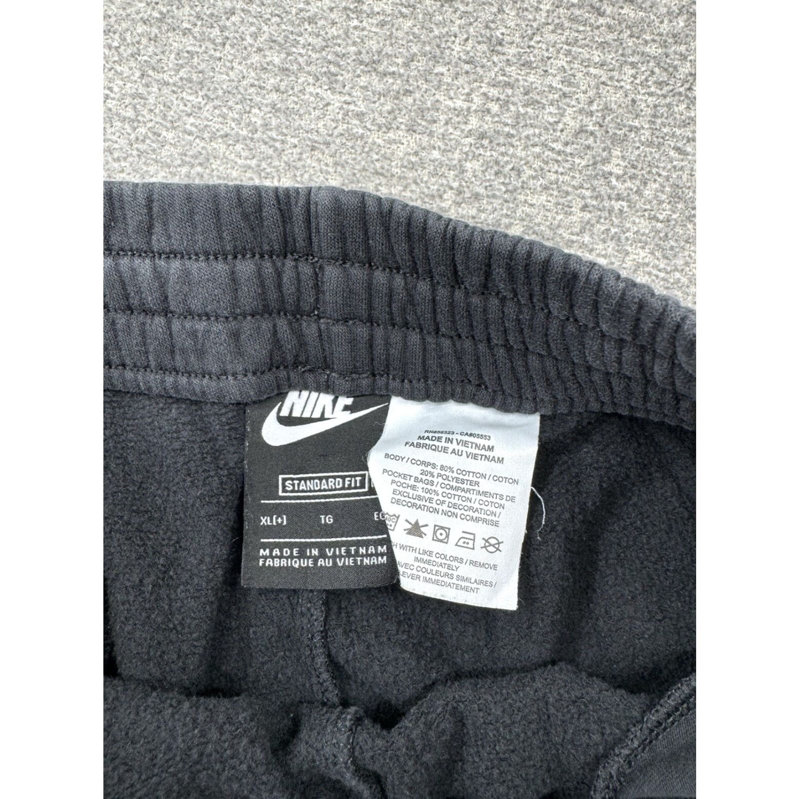 Nike Mens Nike Jogger Pants Sweatpants Gym Athletic Club Fleece Size XL Black Size US 36 / EU 52 - 6 Thumbnail